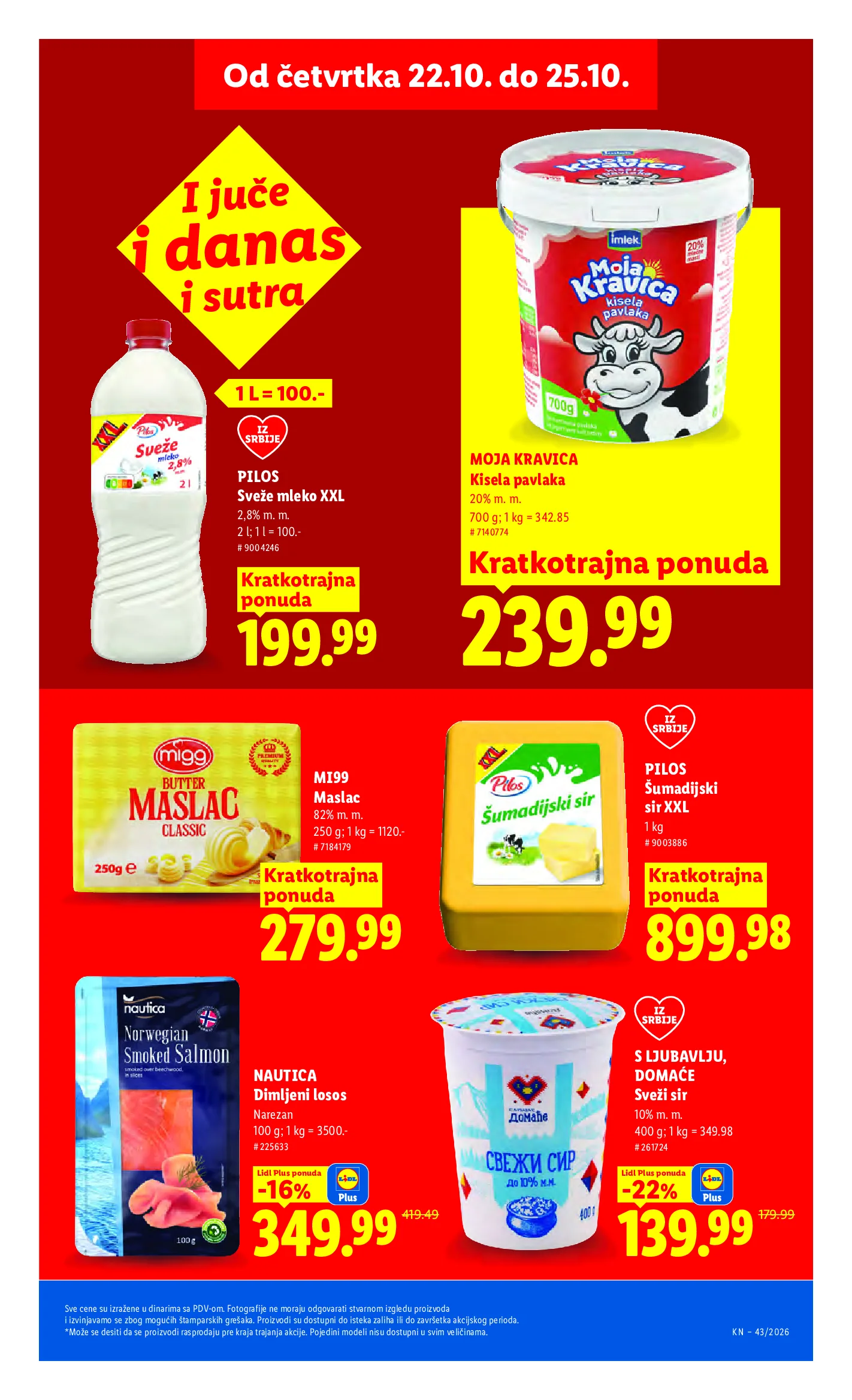 Lidl katalog akcija strana 27 – važi od 22.10. do 28.10.2026.
