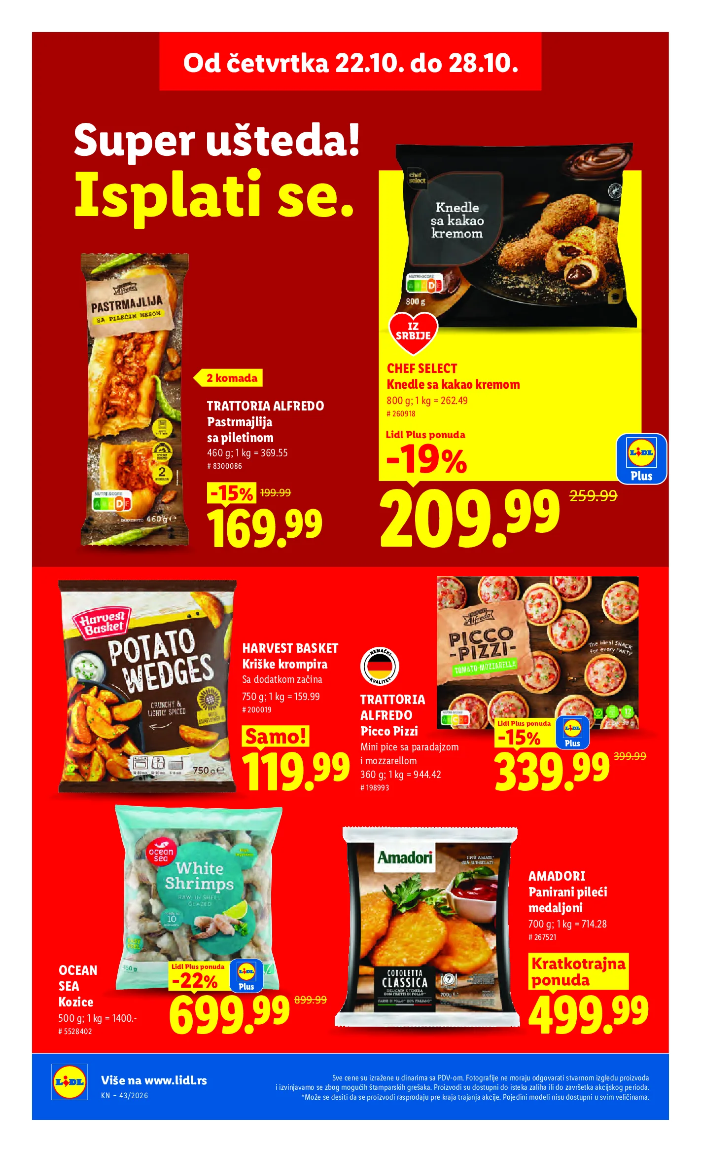 Lidl katalog akcija strana 28 – važi od 22.10. do 28.10.2026.