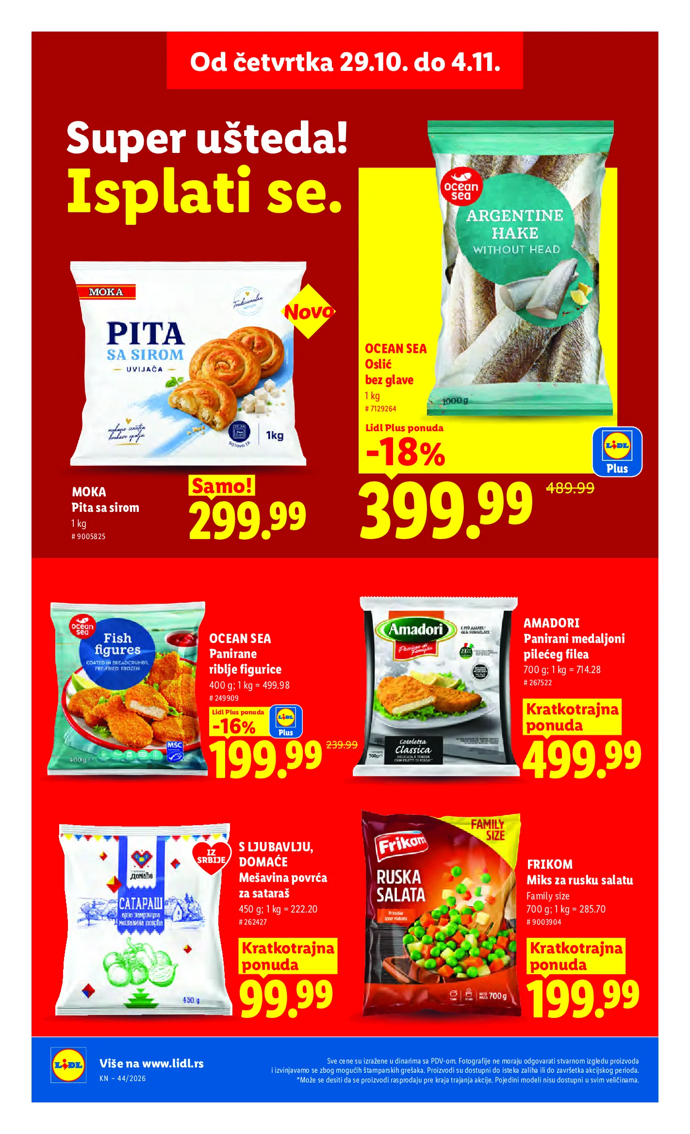 Lidl katalog akcija strana 28 – važi od 29.10. do 4.11.2026.