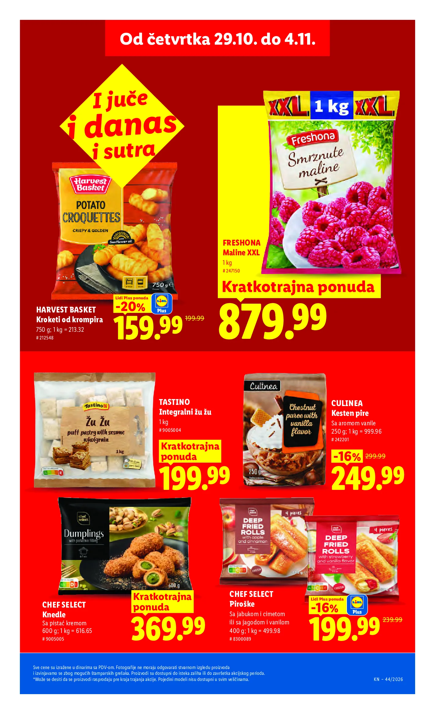 Lidl katalog akcija strana 29 – važi od 29.10. do 4.11.2026.