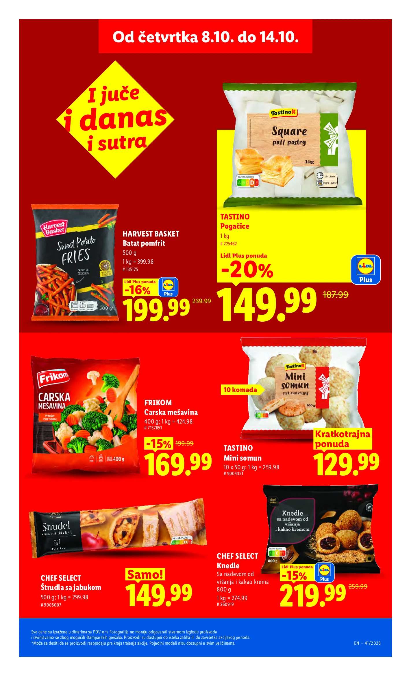 Lidl katalog akcija strana 31 – važi od 8.10. do 14.10.2026.