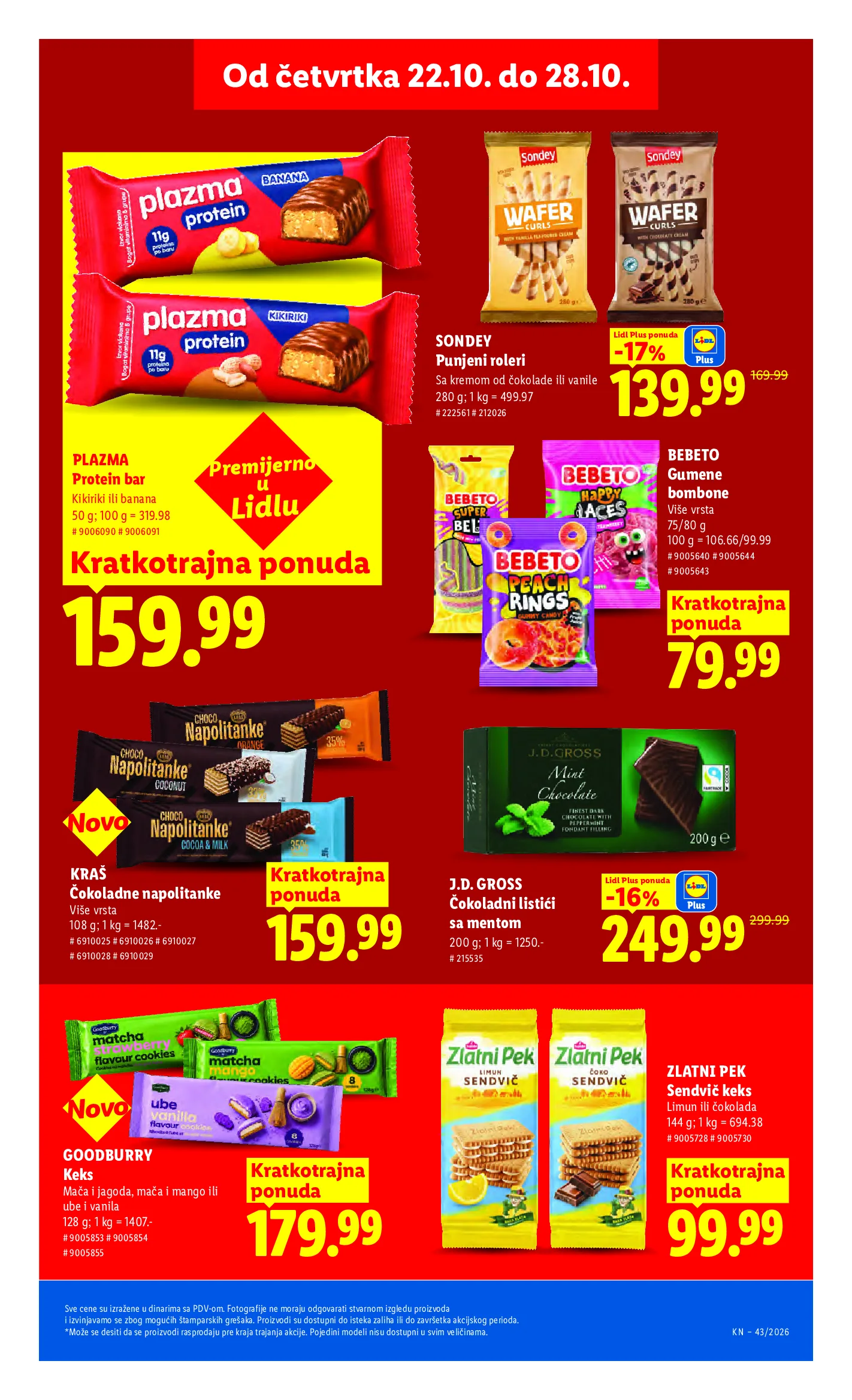 Lidl katalog akcija strana 33 – važi od 22.10. do 28.10.2026.