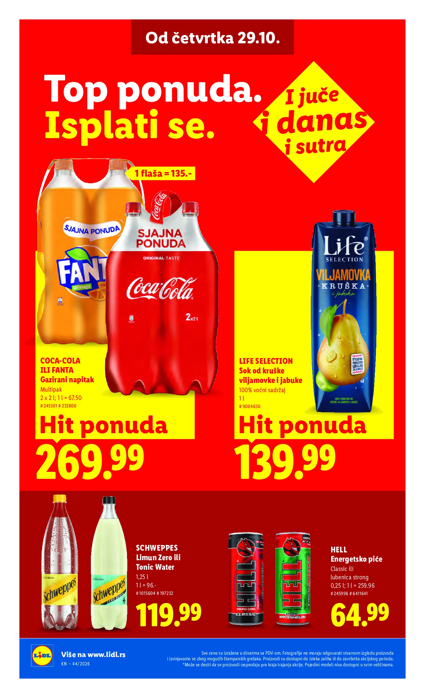 Lidl katalog akcija strana 34 – važi od 29.10. do 4.11.2026.