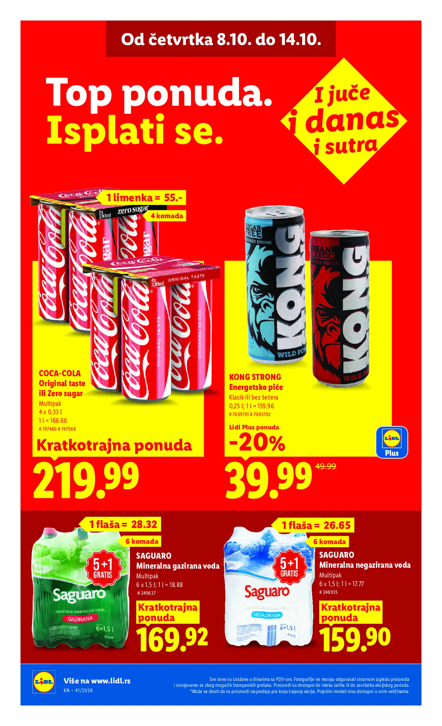Lidl katalog akcija strana 36 – važi od 8.10. do 14.10.2026.
