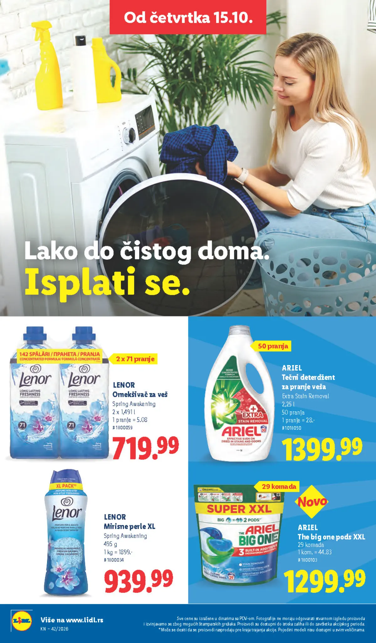 Lidl katalog akcija strana 38 – važi od 15.10. do 21.10.2026.