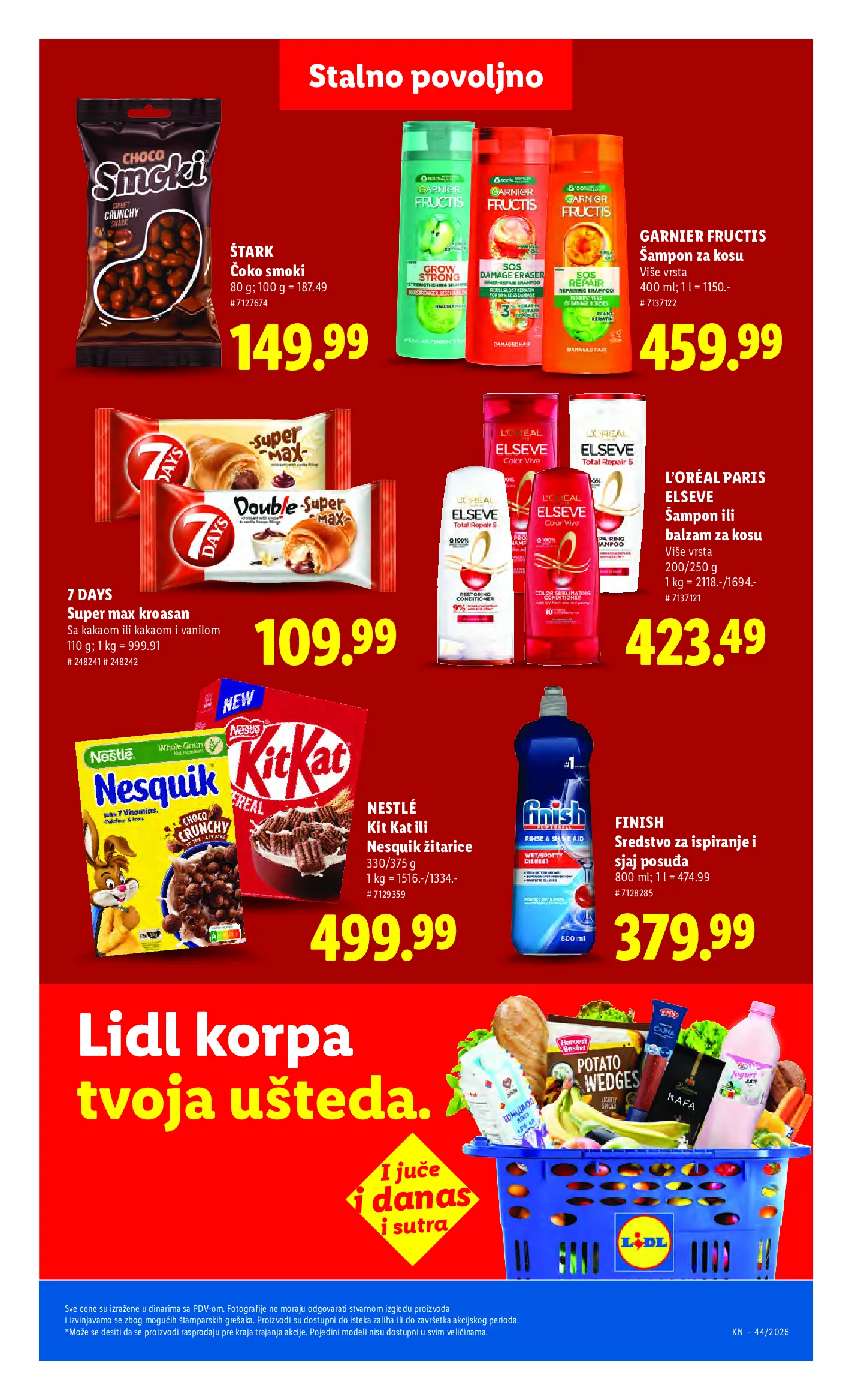 Lidl katalog akcija strana 43 – važi od 29.10. do 4.11.2026.