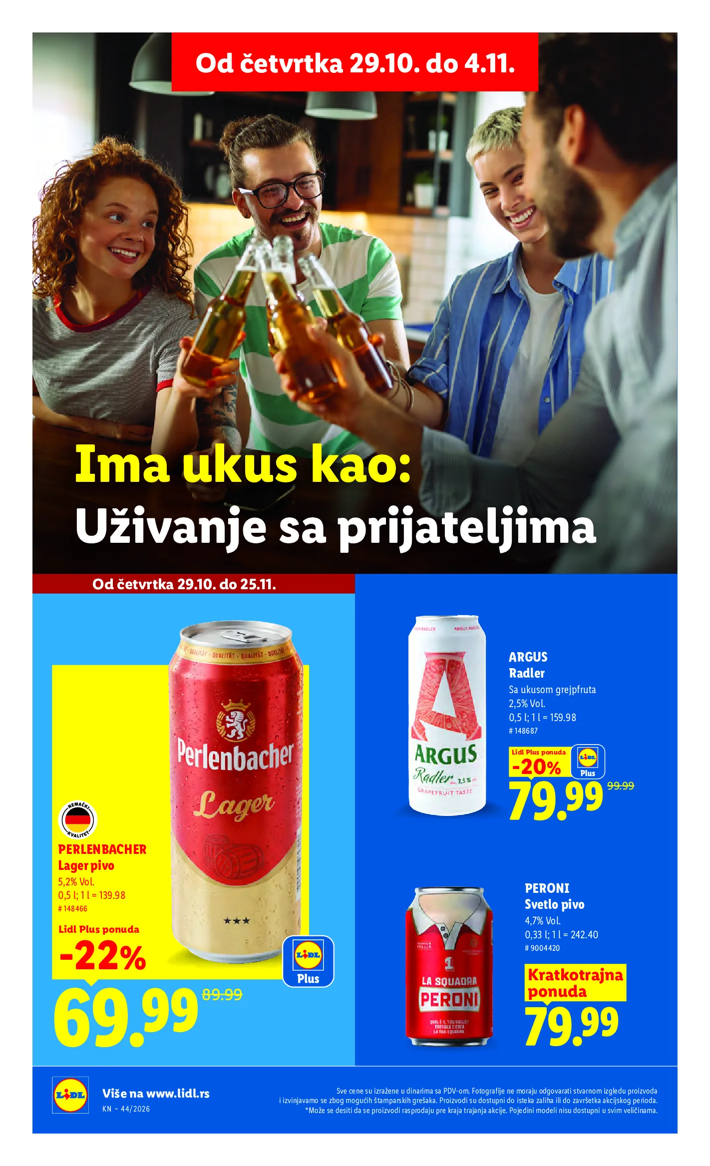 Lidl katalog akcija strana 44 – važi od 29.10. do 4.11.2026.