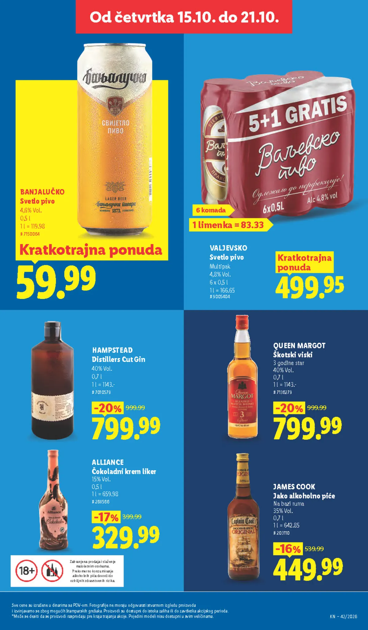 Lidl katalog akcija strana 47 – važi od 15.10. do 21.10.2026.