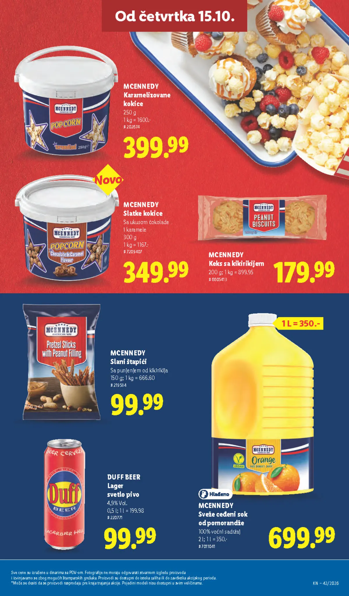 Lidl katalog akcija strana 53 – važi od 15.10. do 21.10.2026.