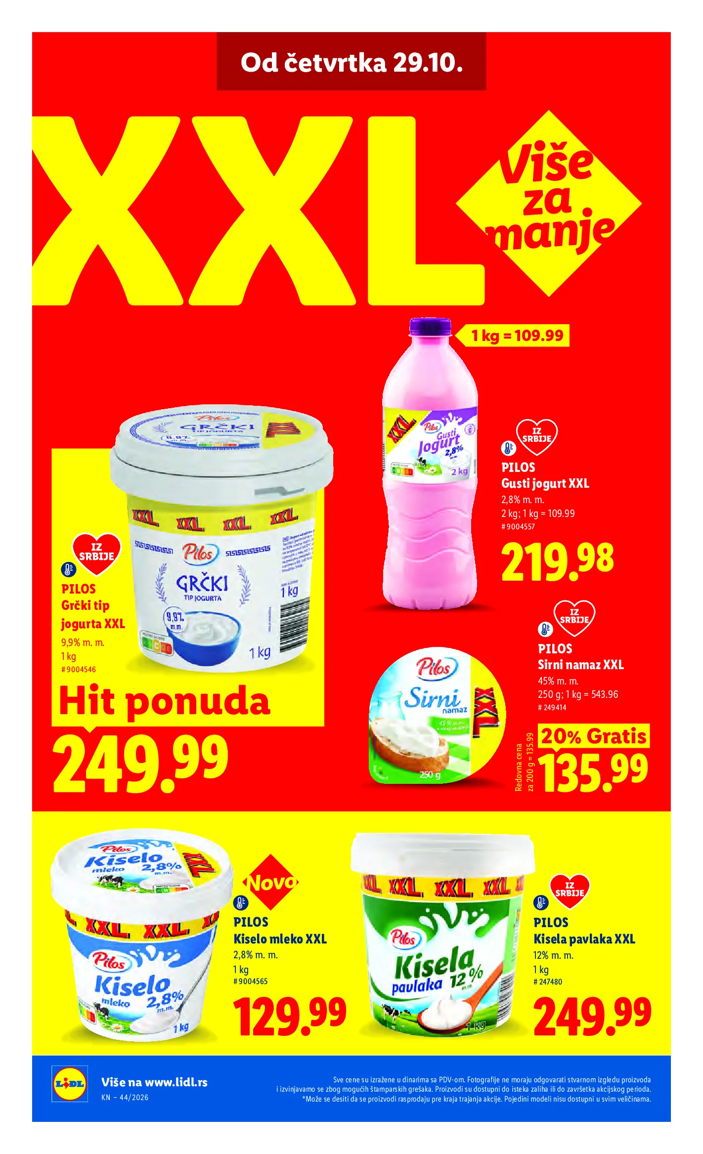 Lidl katalog akcija strana 54 – važi od 29.10. do 4.11.2026.
