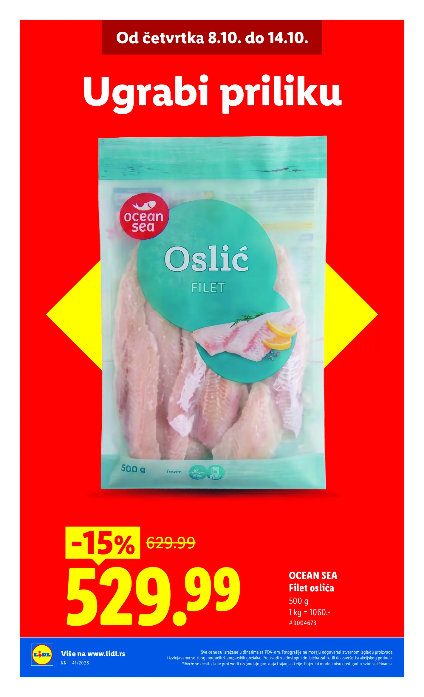 Lidl katalog akcija strana 6 – važi od 8.10. do 14.10.2026.