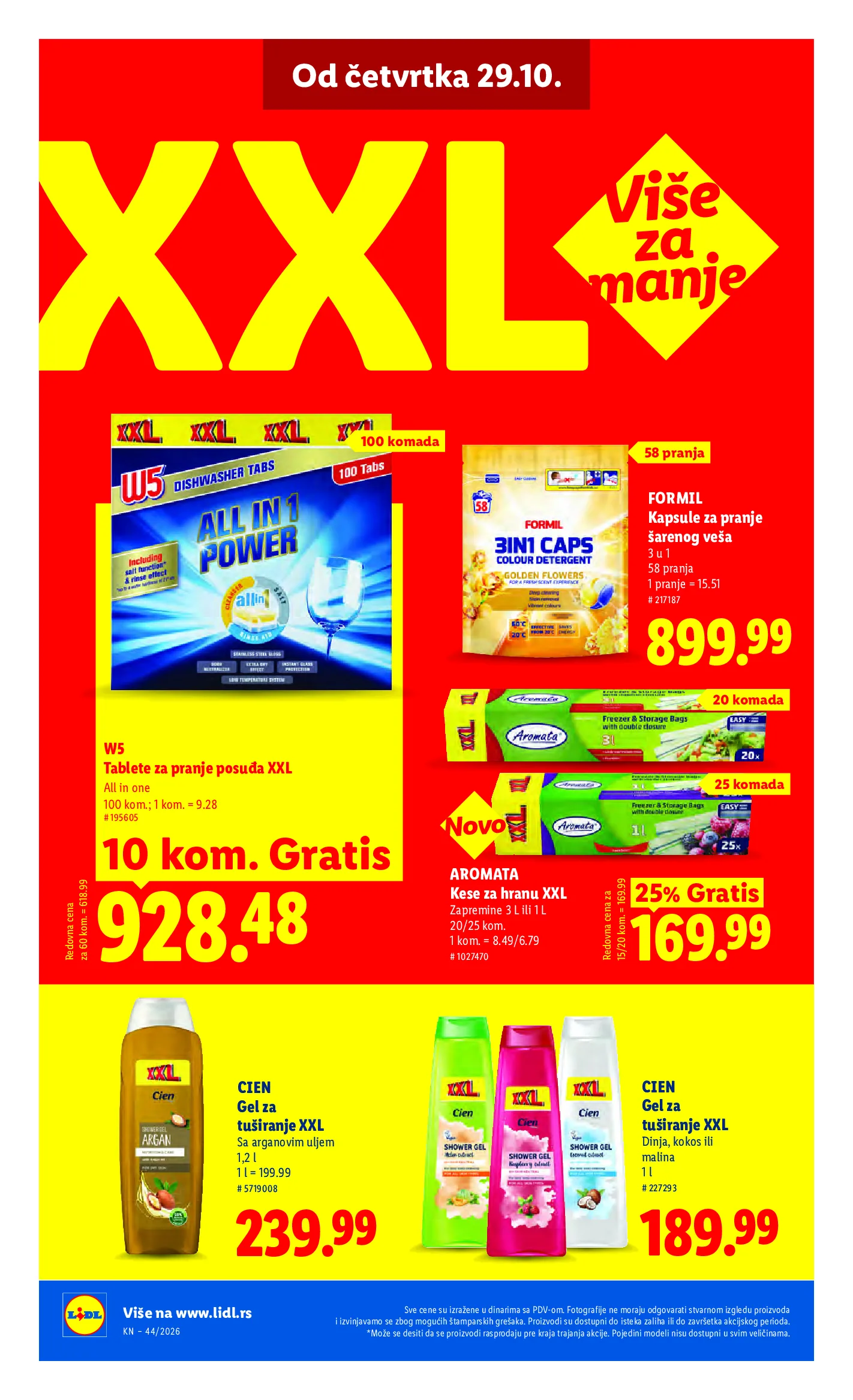 Lidl katalog akcija strana 70 – važi od 29.10. do 4.11.2026.