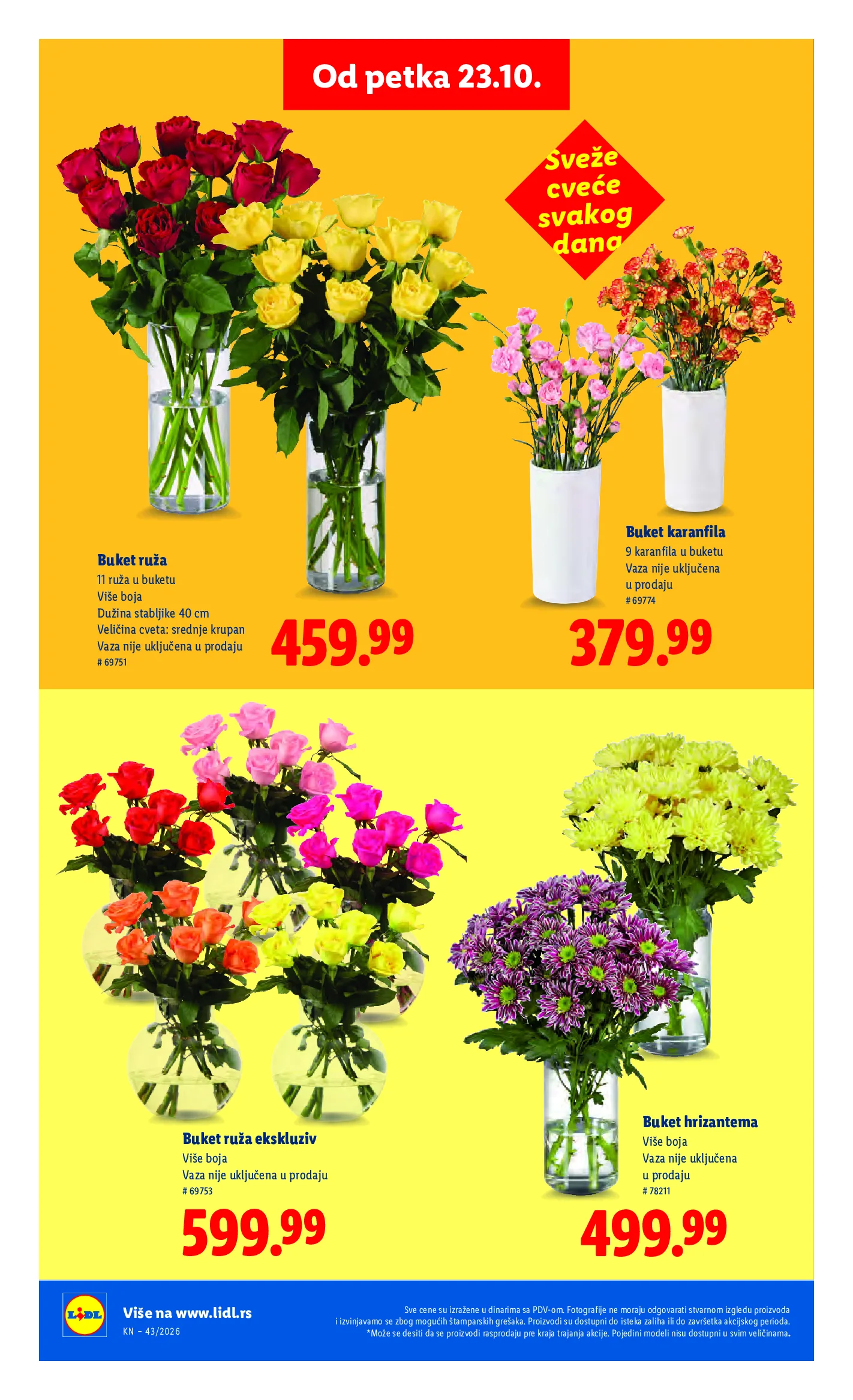 Lidl katalog akcija strana 72 – važi od 22.10. do 28.10.2026.