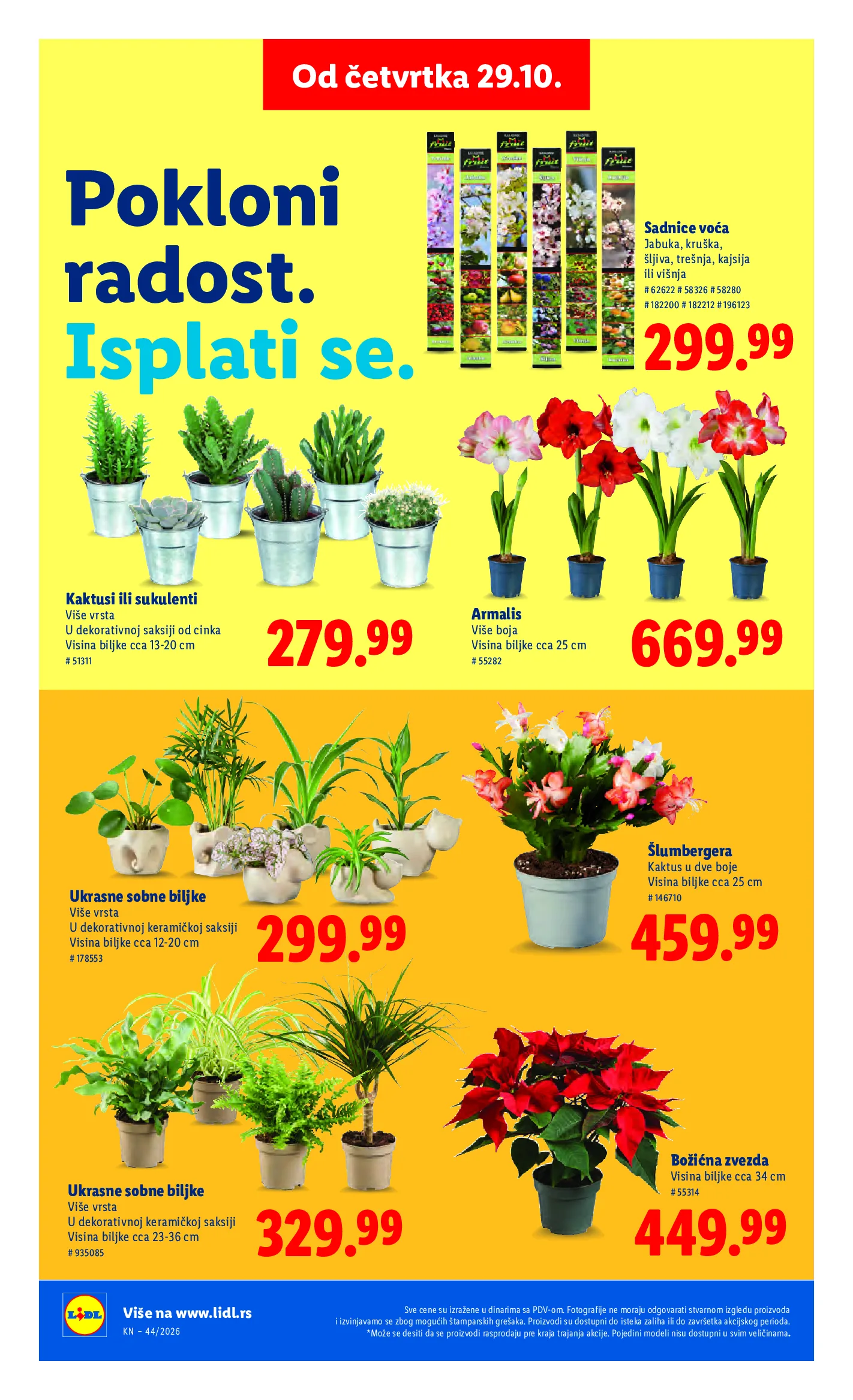 Lidl katalog akcija strana 72 – važi od 29.10. do 4.11.2026.
