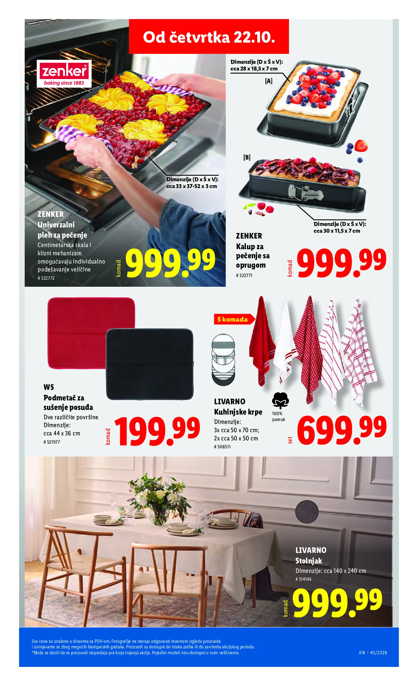 Lidl katalog akcija strana 79 – važi od 22.10. do 28.10.2026.