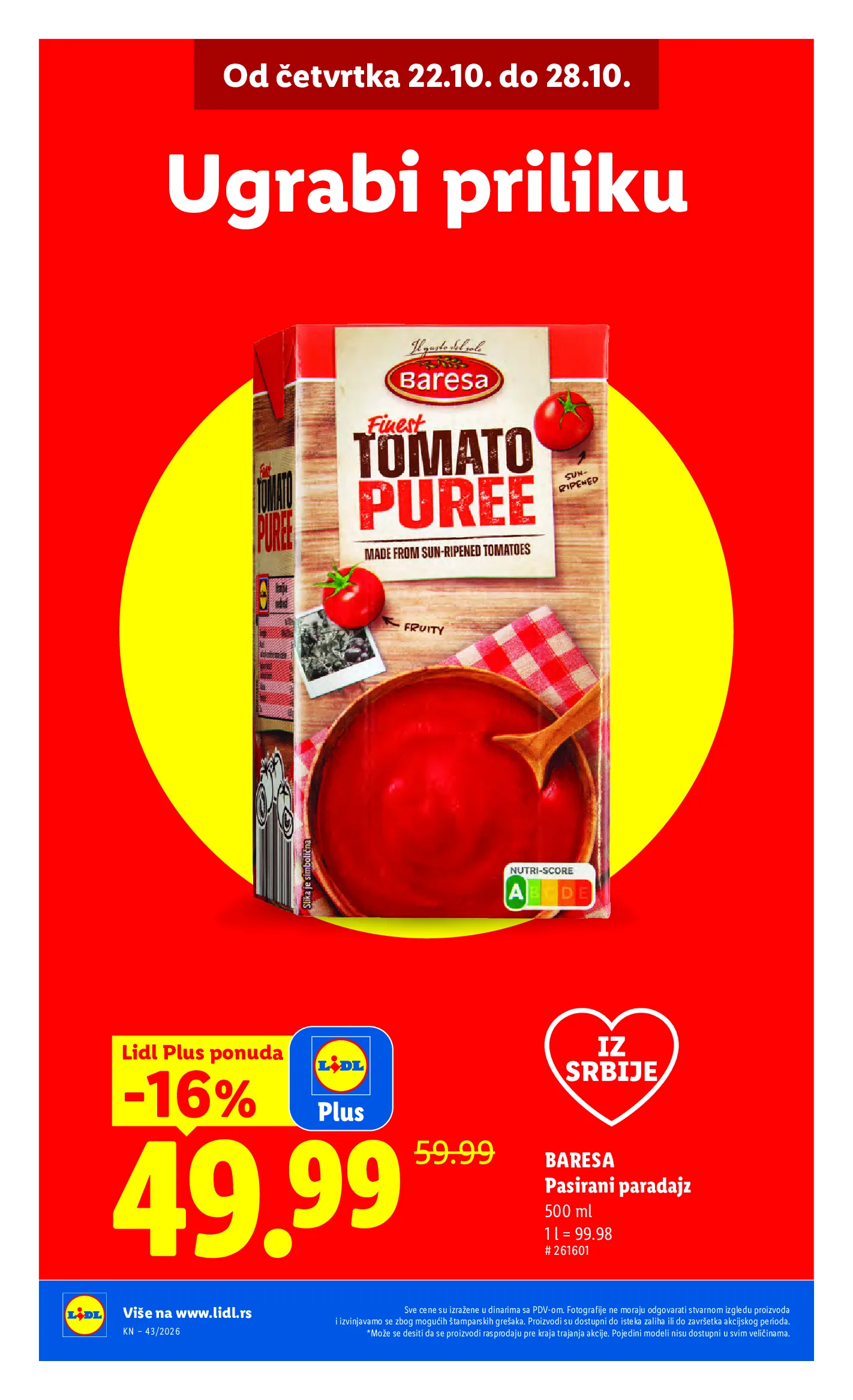 Lidl katalog akcija strana 8 – važi od 22.10. do 28.10.2026.