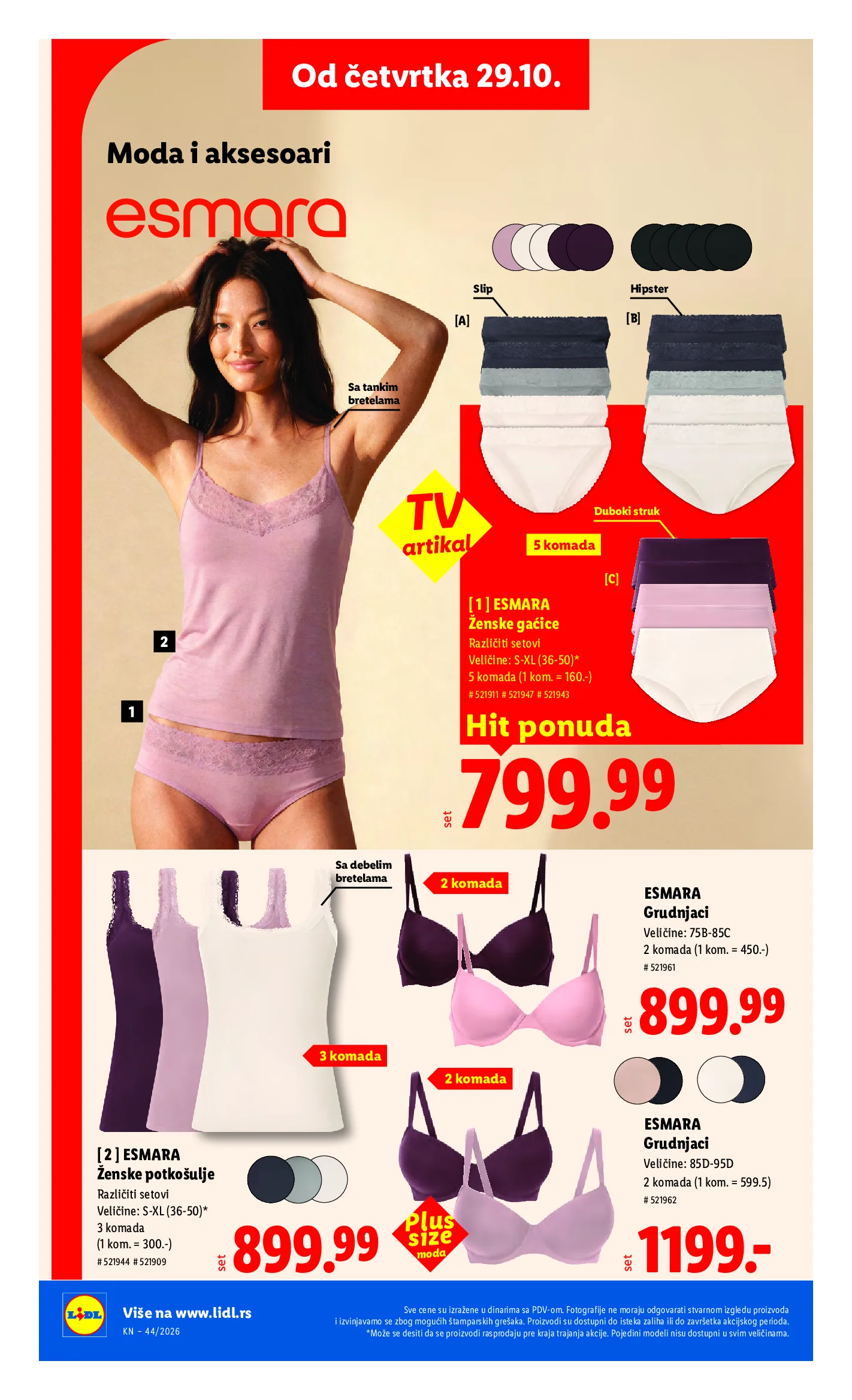 Lidl katalog akcija strana 82 – važi od 29.10. do 4.11.2026.
