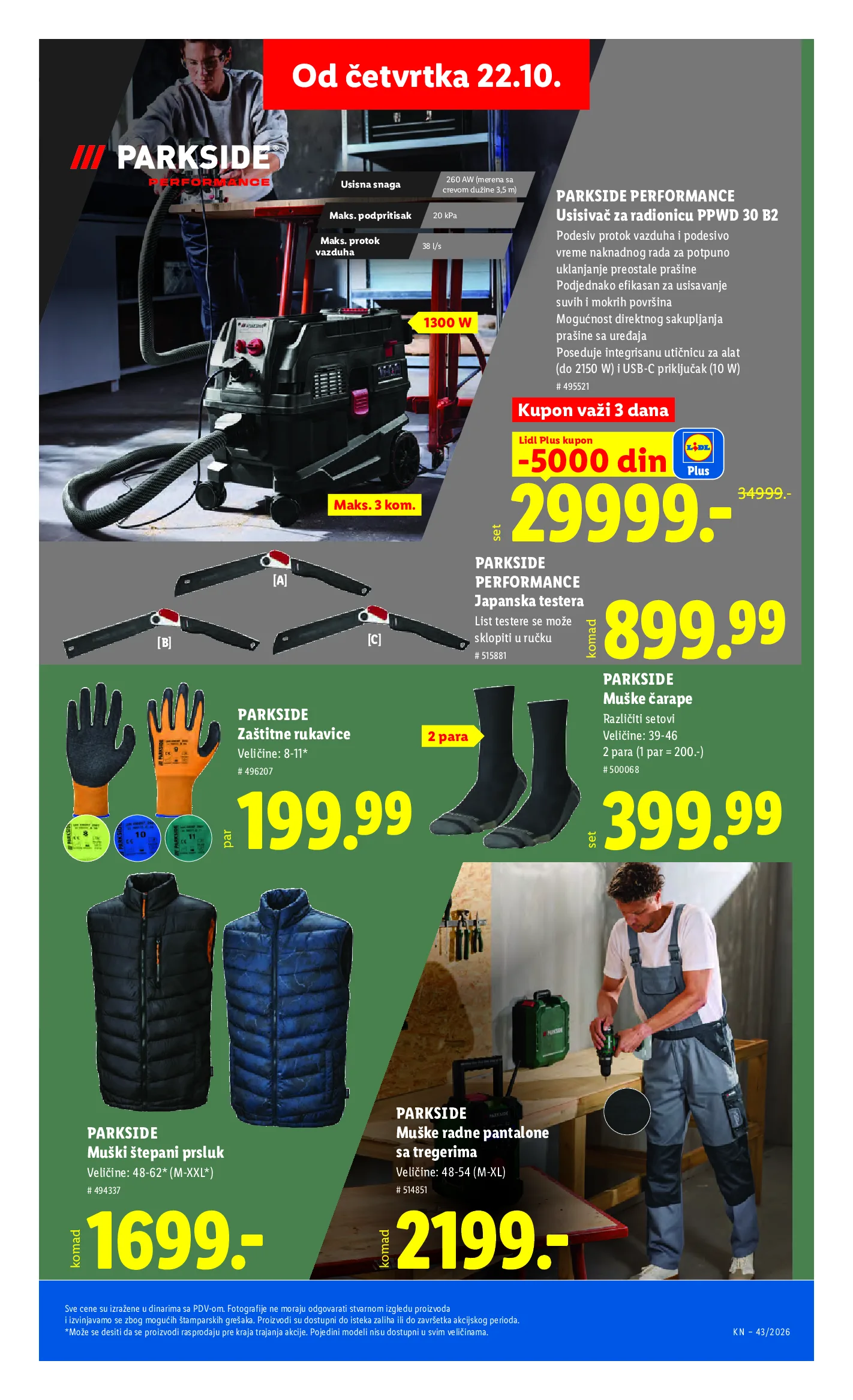 Lidl katalog akcija strana 83 – važi od 22.10. do 28.10.2026.