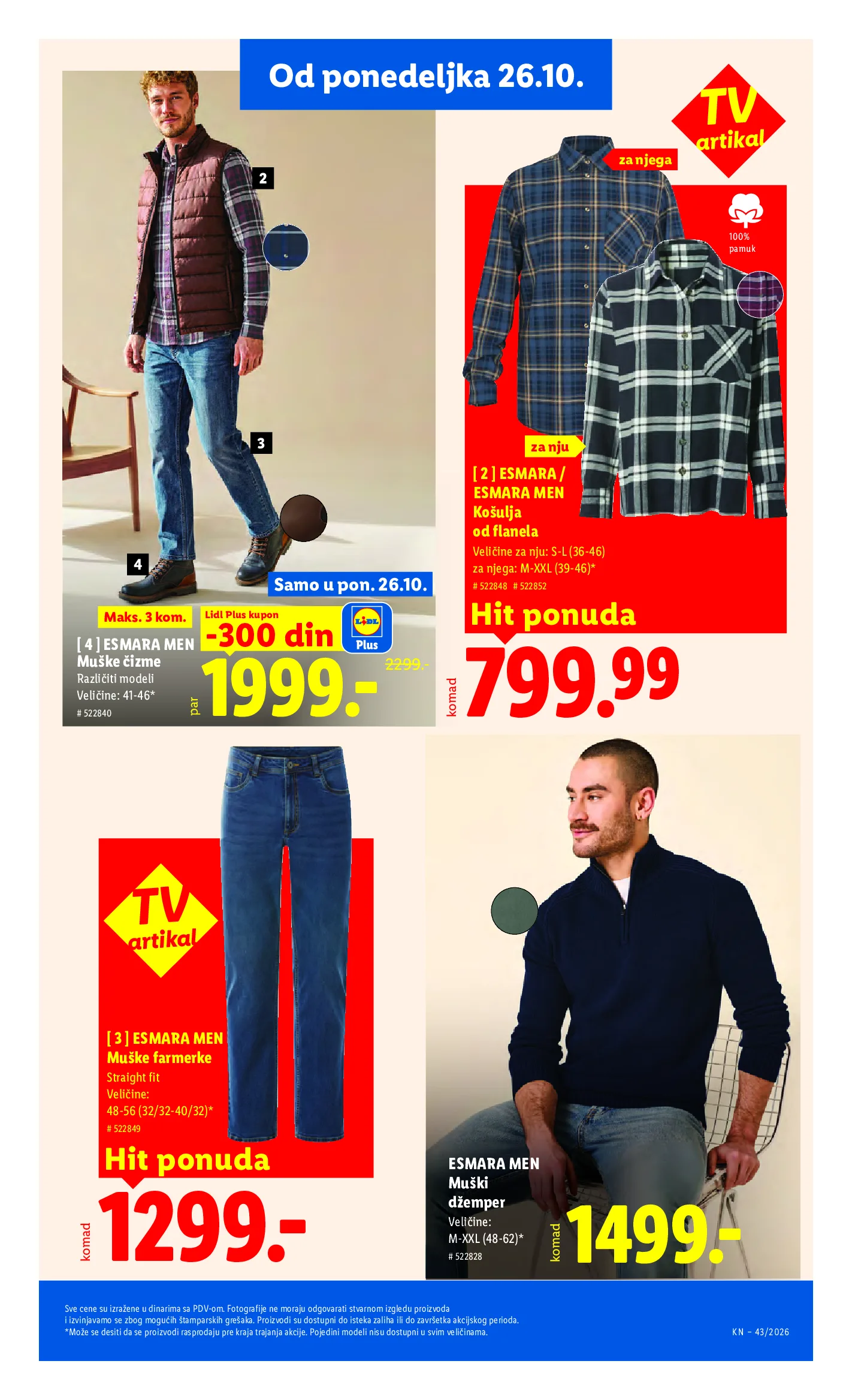 Lidl katalog akcija strana 85 – važi od 22.10. do 28.10.2026.