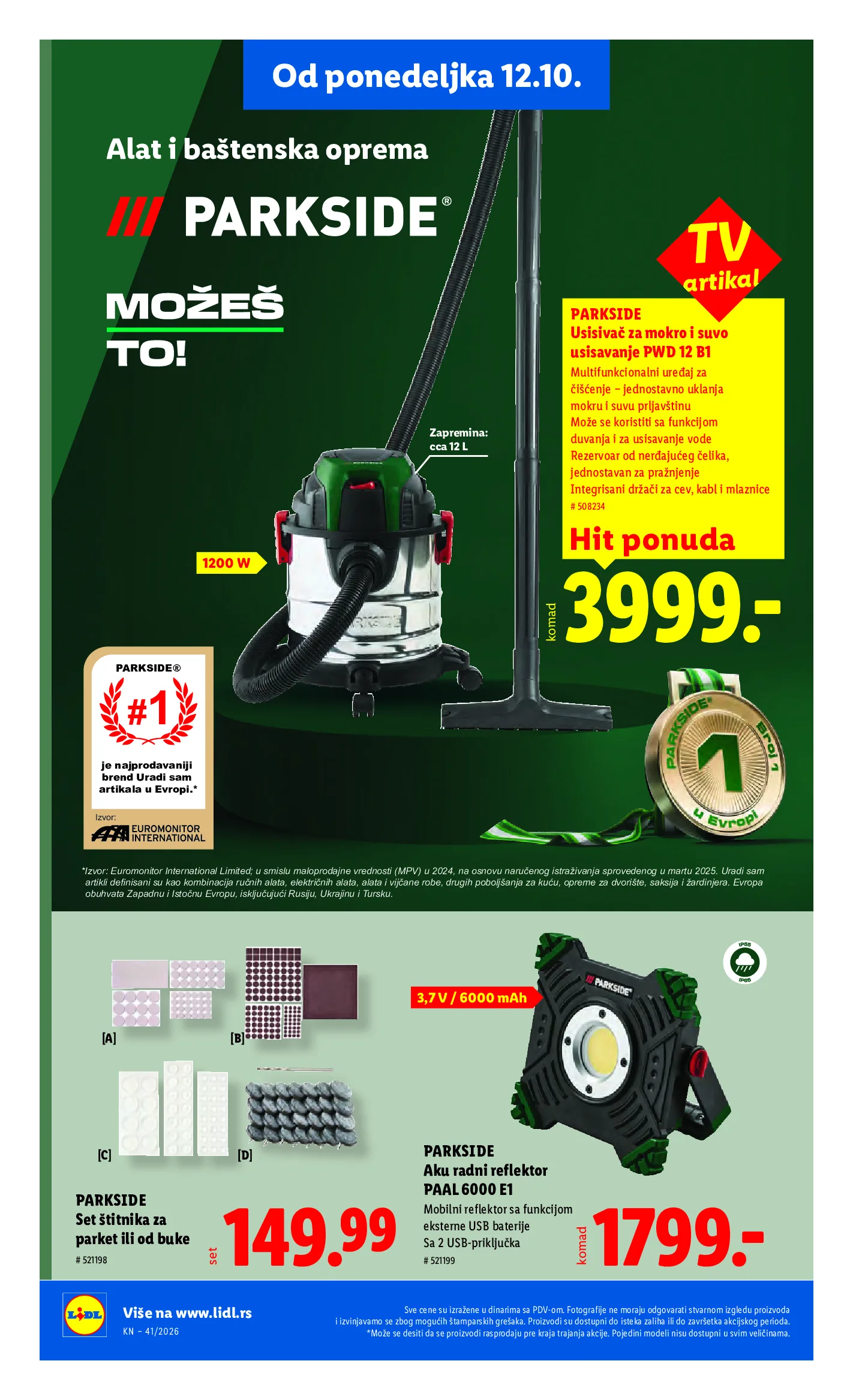 Lidl katalog akcija strana 86 – važi od 8.10. do 14.10.2026.