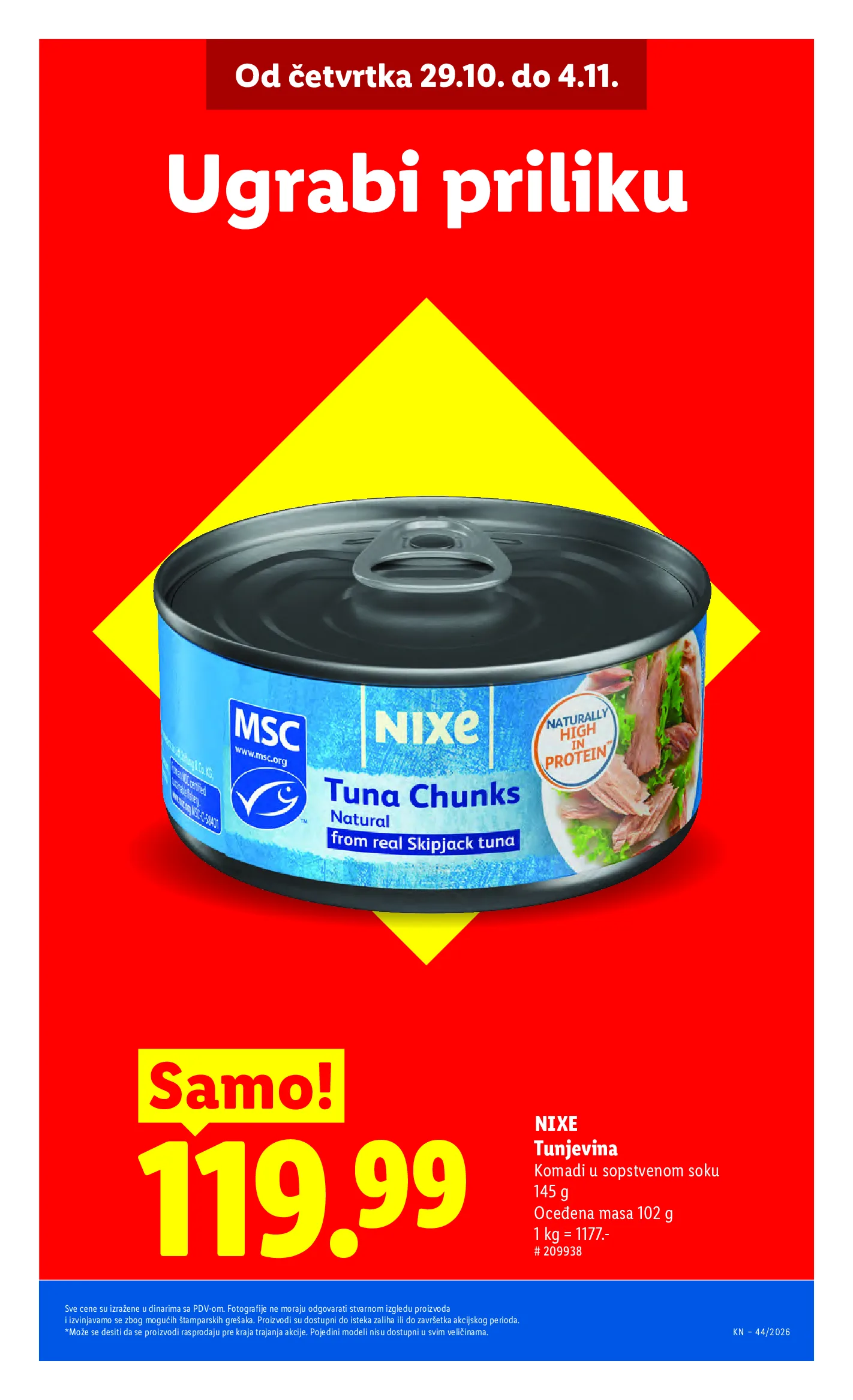 Lidl katalog akcija strana 9 – važi od 29.10. do 4.11.2026.