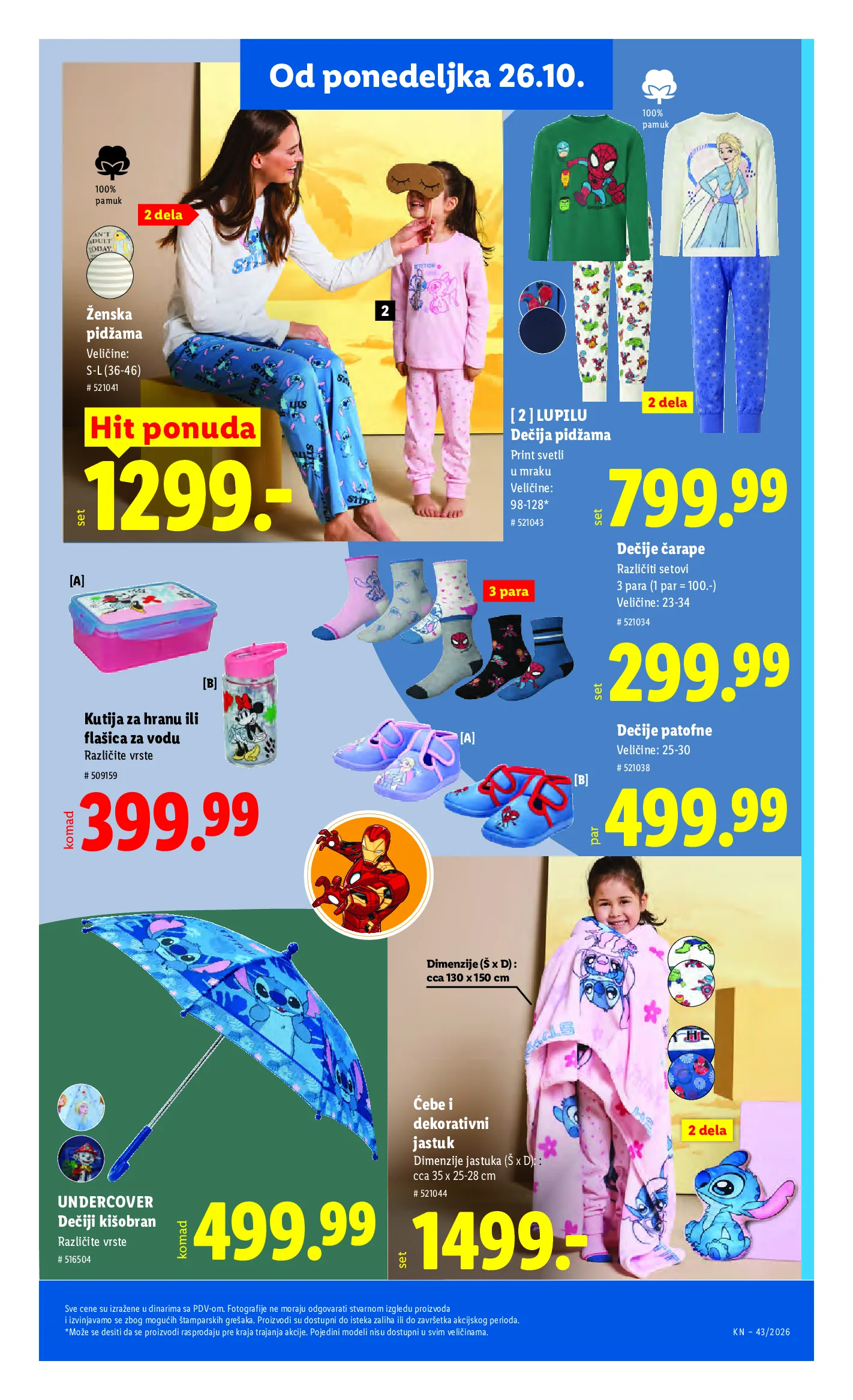 Lidl katalog akcija strana 93 – važi od 22.10. do 28.10.2026.