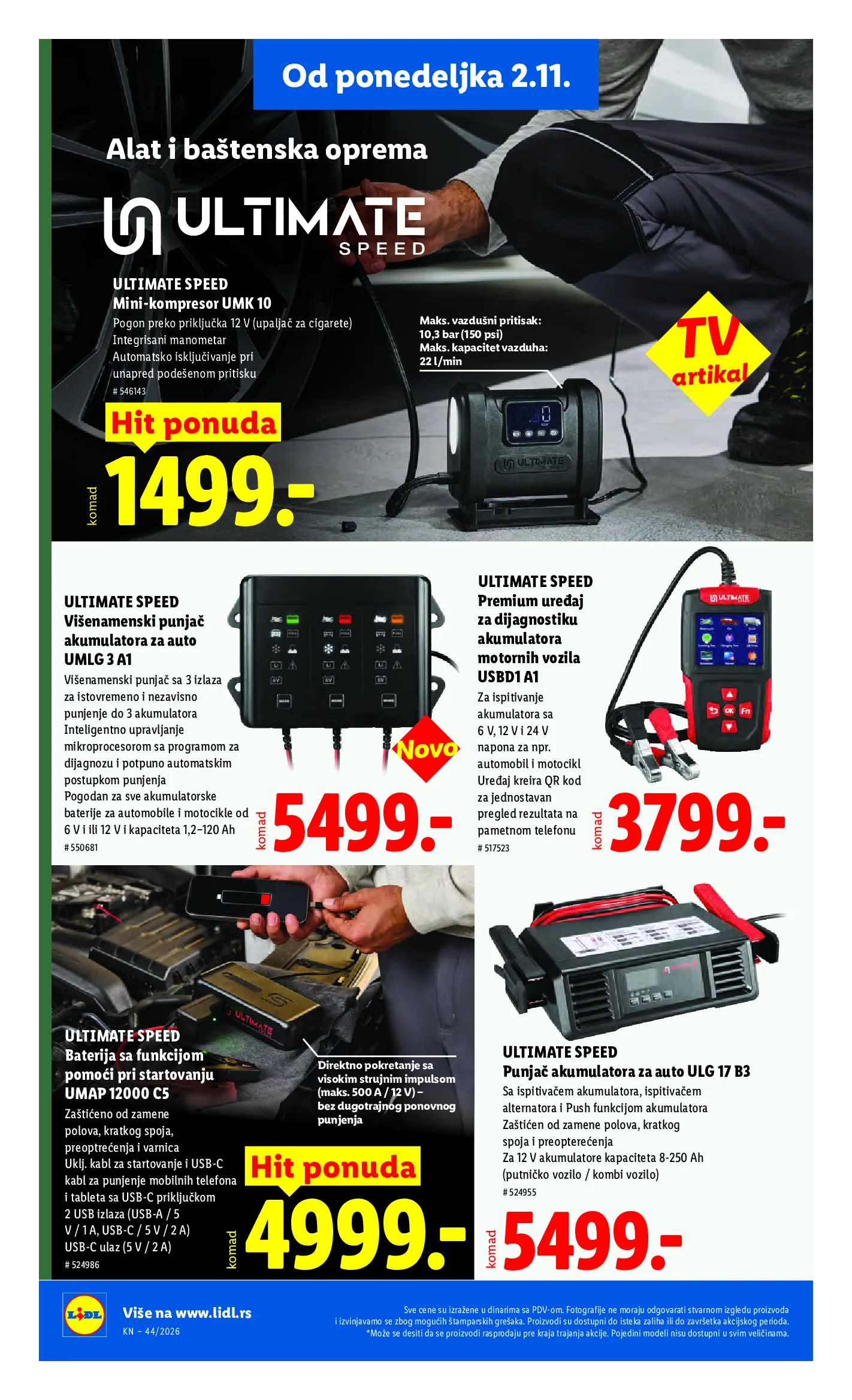 Lidl katalog akcija strana 94 – važi od 29.10. do 4.11.2026.