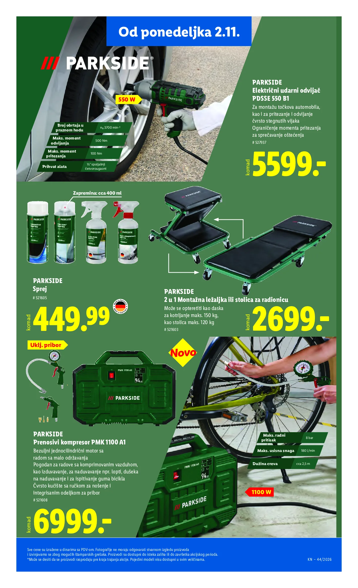 Lidl katalog akcija strana 95 – važi od 29.10. do 4.11.2026.