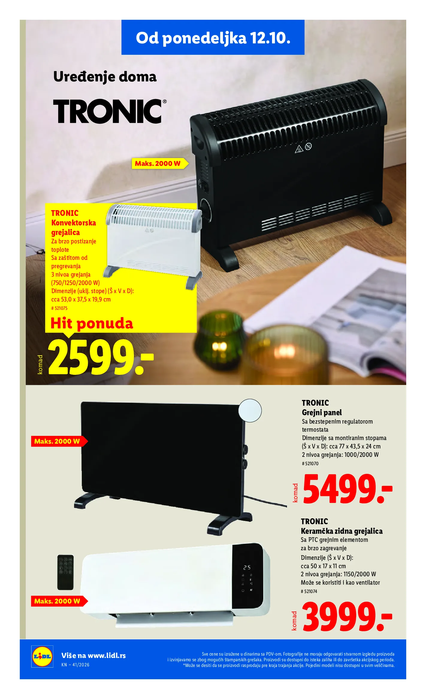 Lidl katalog akcija strana 96 – važi od 8.10. do 14.10.2026.