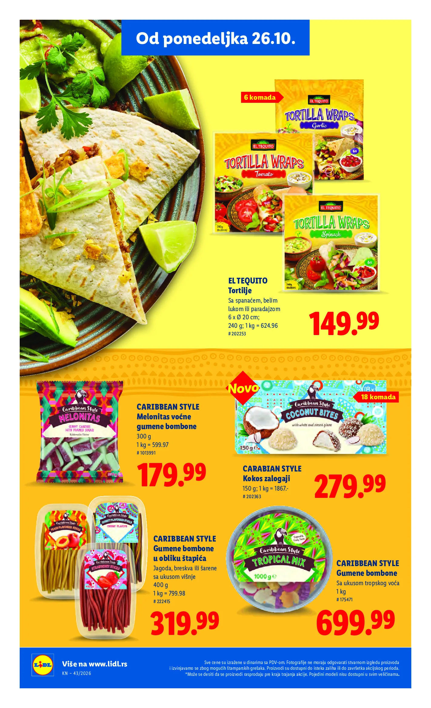 Lidl katalog akcija strana 96 – važi od 22.10. do 28.10.2026.