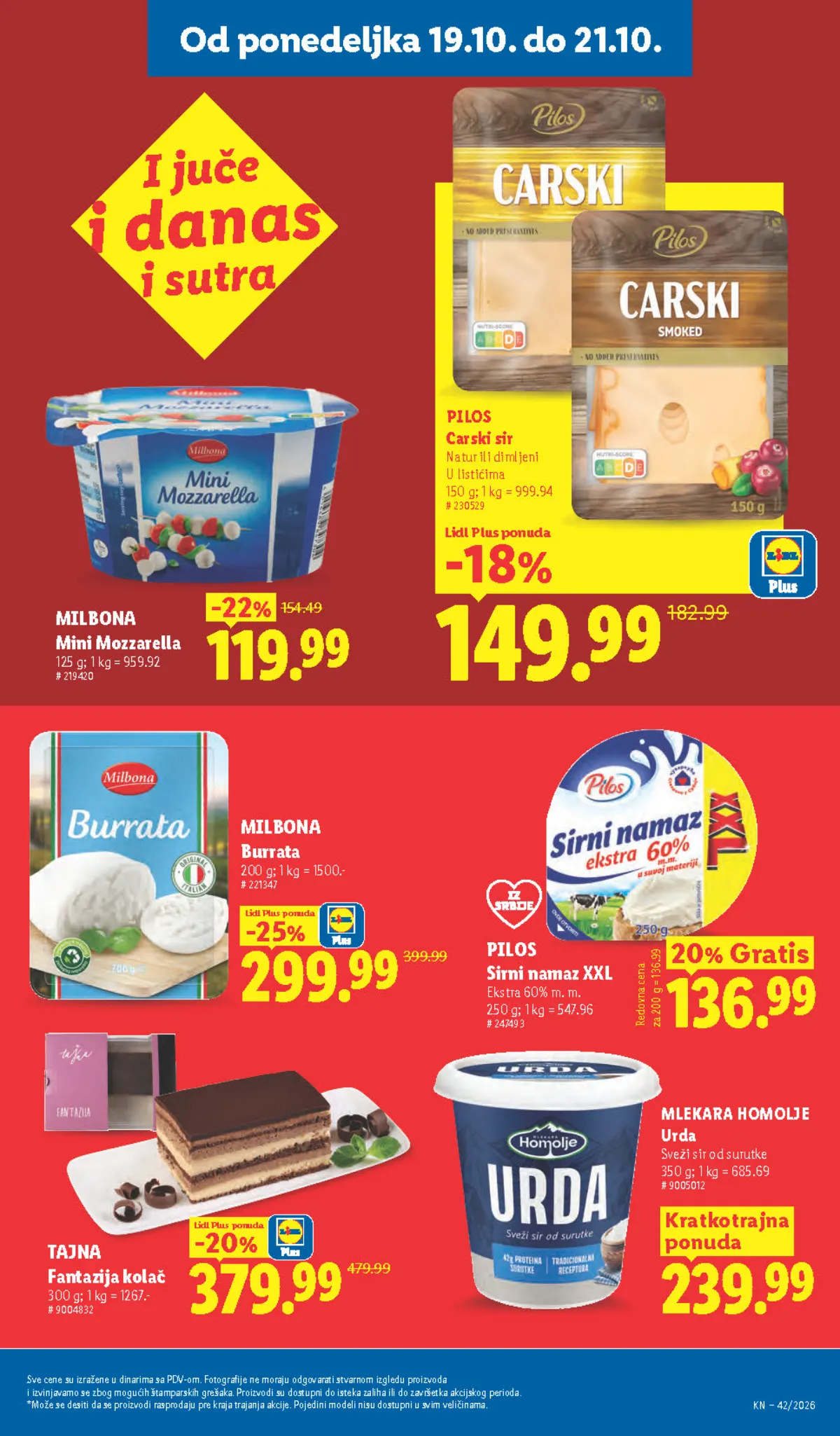 Lidl katalog akcija strana 99 – važi od 15.10. do 21.10.2026.