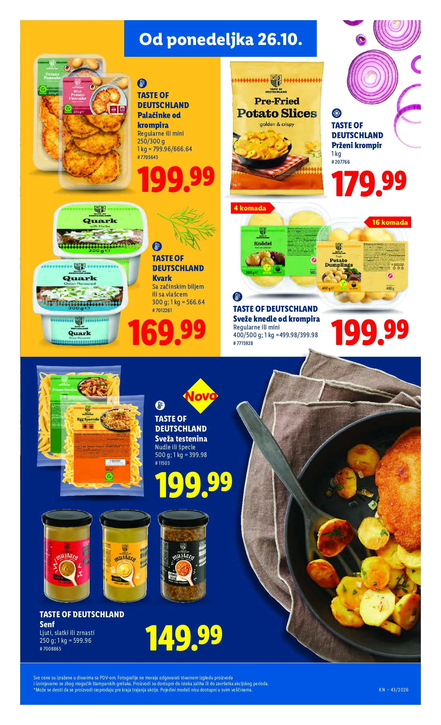 Lidl katalog akcija strana 99 – važi od 22.10. do 28.10.2026.