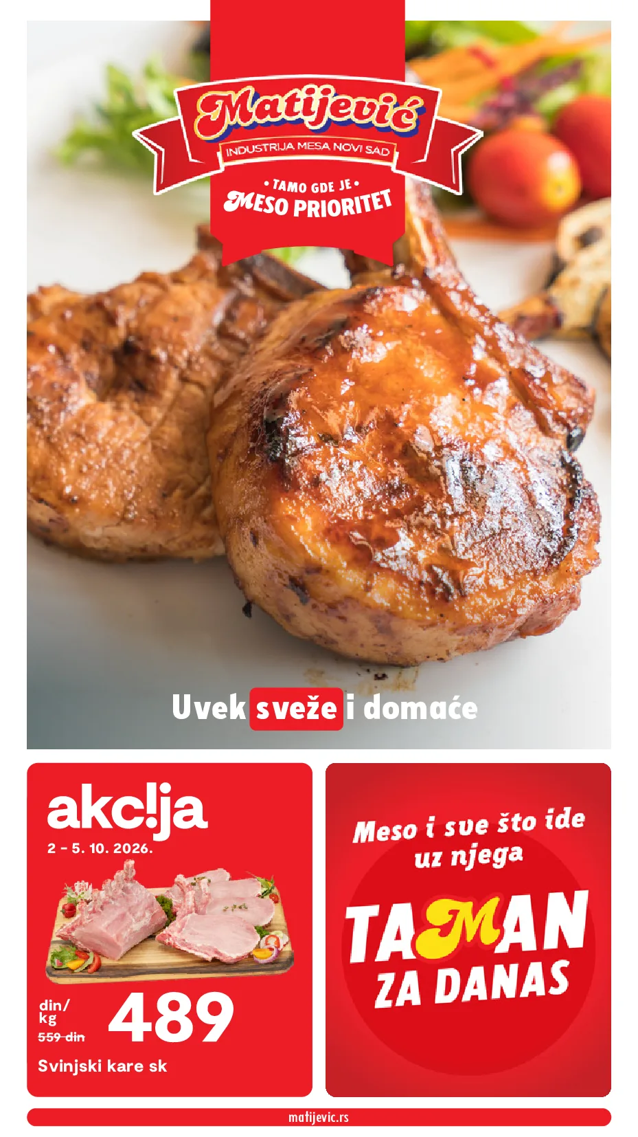 Matijević katalog akcija strana 1