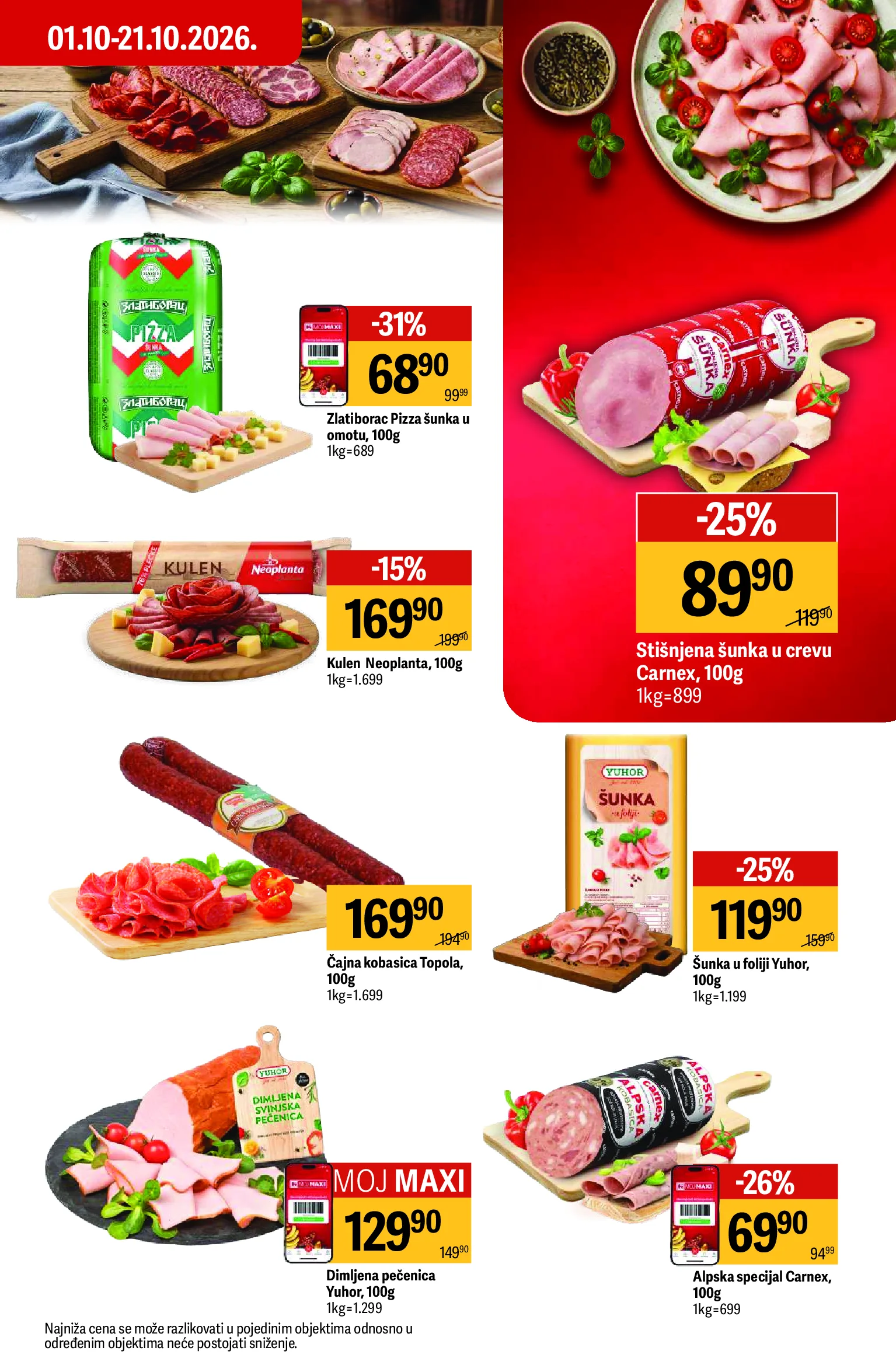 Maxi katalog akcija strana 12 – važi od 8.10. do 28.10.2026.