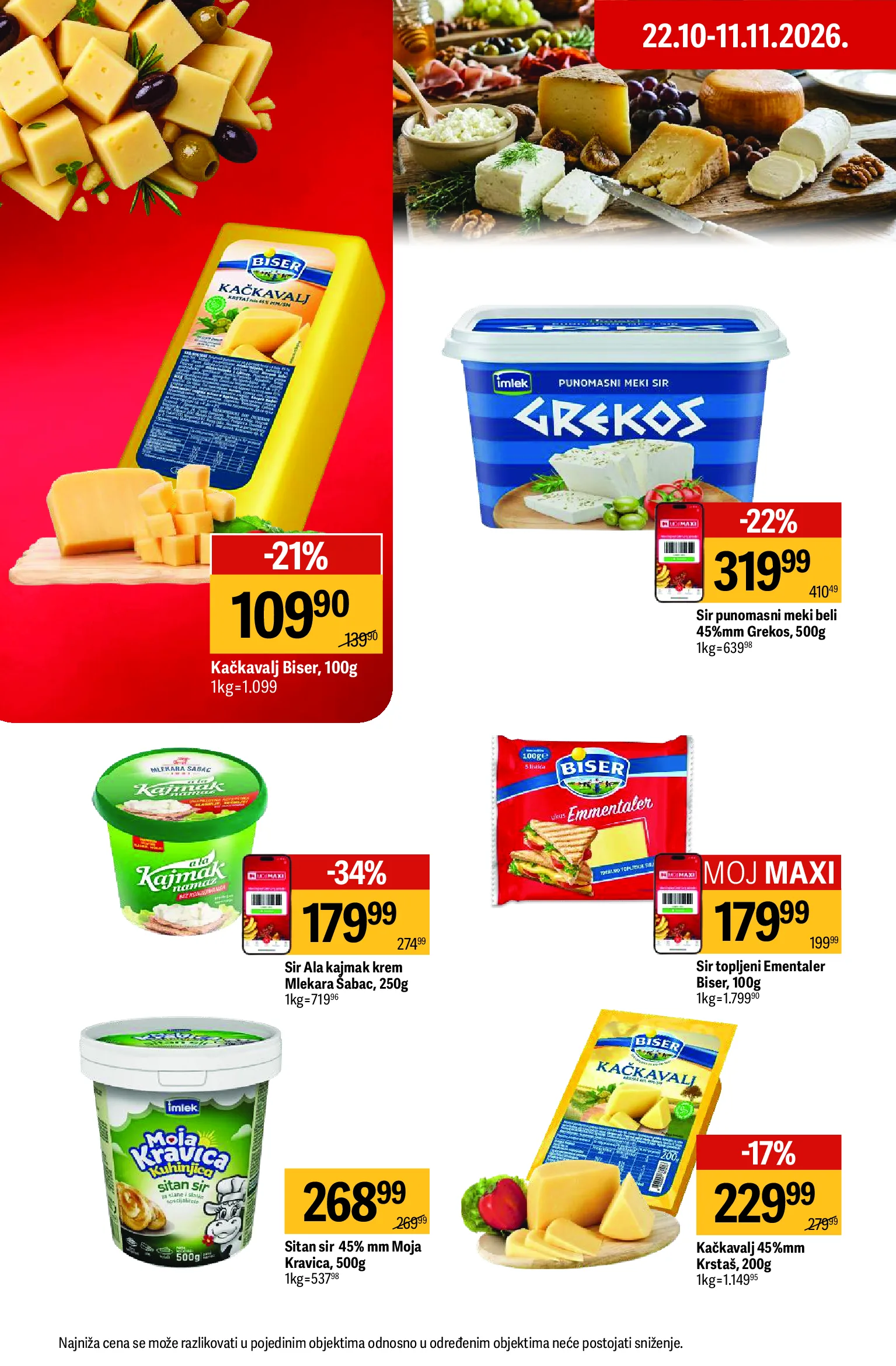 Maxi katalog akcija strana 13 – važi od 22.10. do 11.11.2026.
