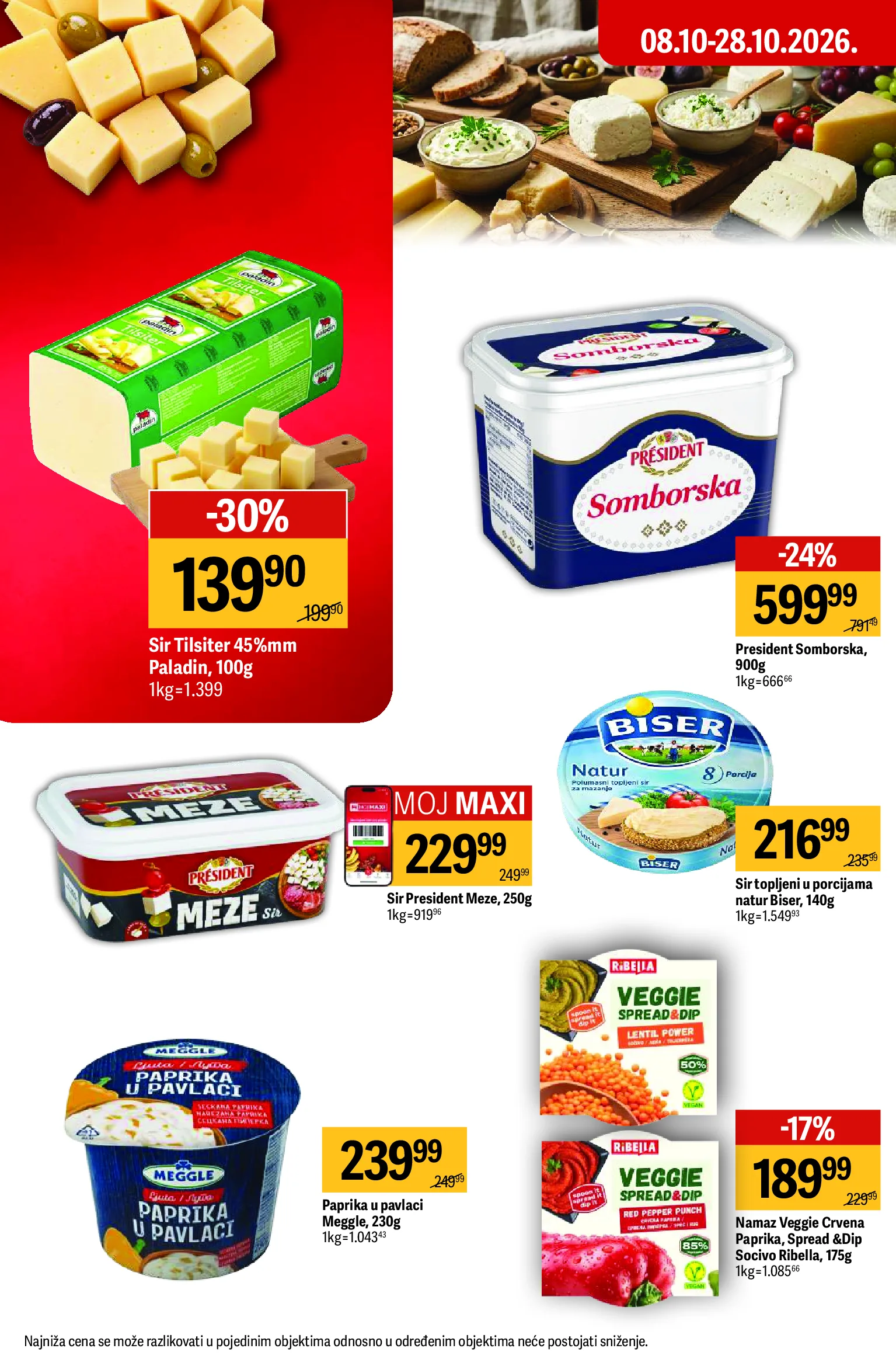 Maxi katalog akcija strana 15 – važi od 8.10. do 28.10.2026.