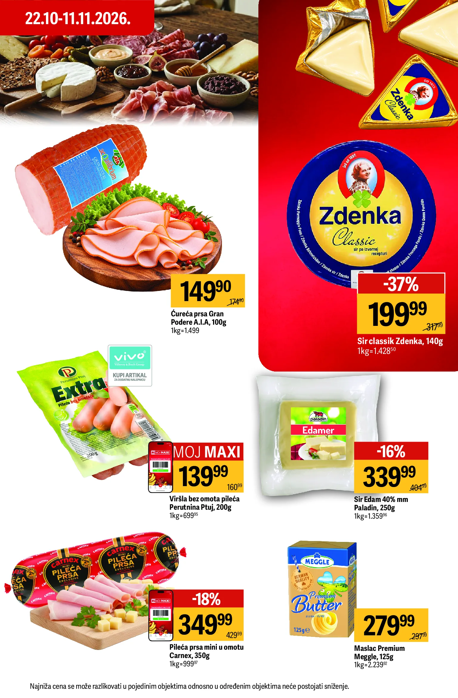 Maxi katalog akcija strana 15 – važi od 22.10. do 11.11.2026.
