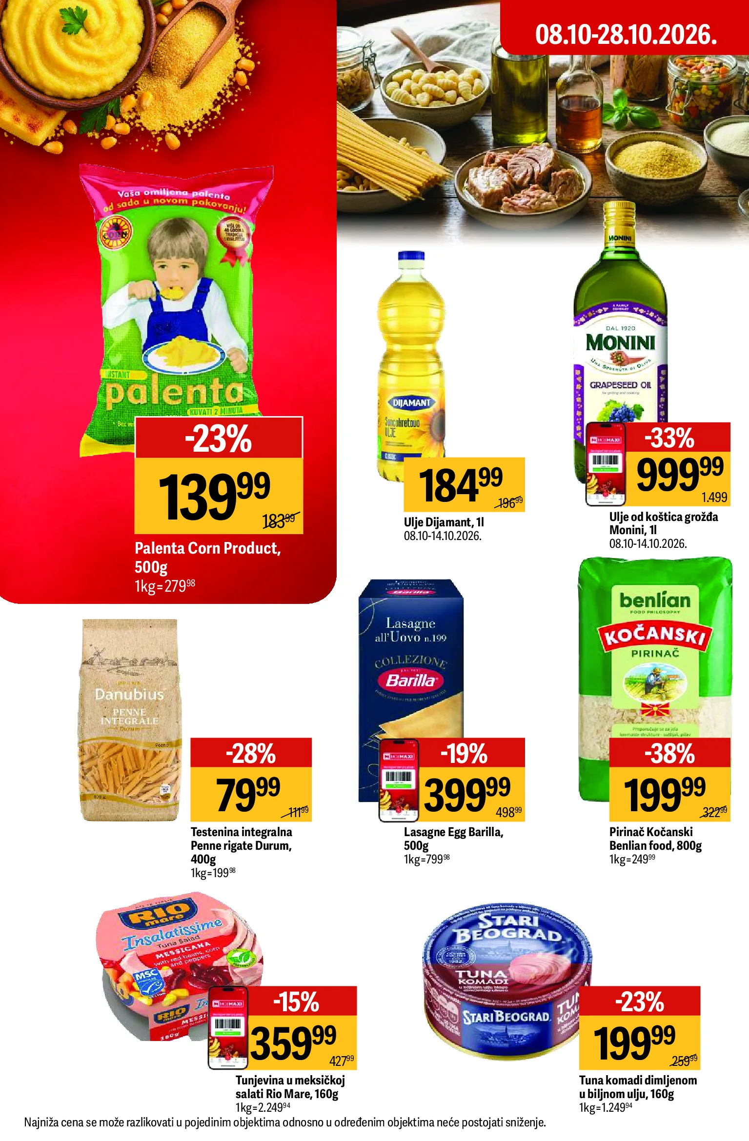 Maxi katalog akcija strana 25 – važi od 8.10. do 28.10.2026.