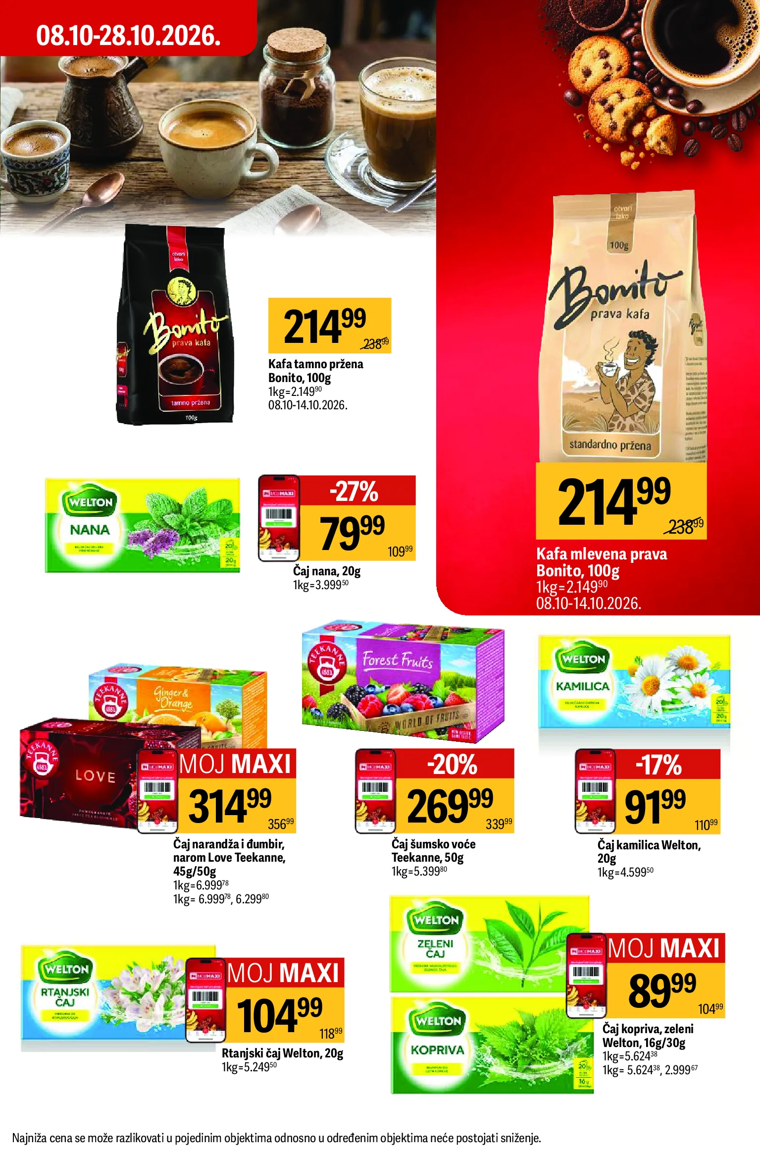 Maxi katalog akcija strana 32 – važi od 15.10. do 4.11.2026.