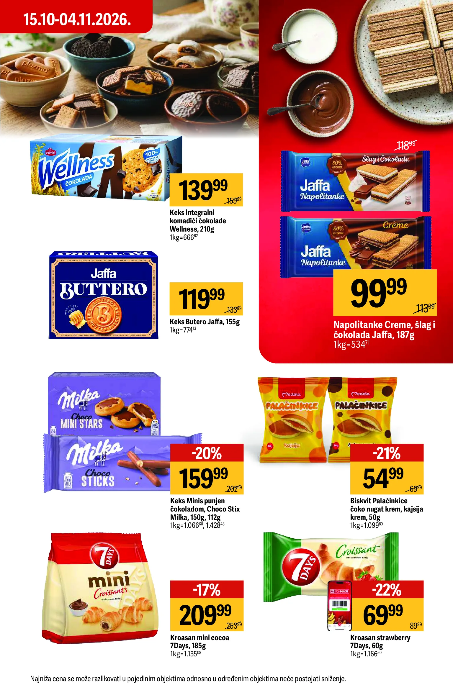 Maxi katalog akcija strana 34 – važi od 22.10. do 11.11.2026.