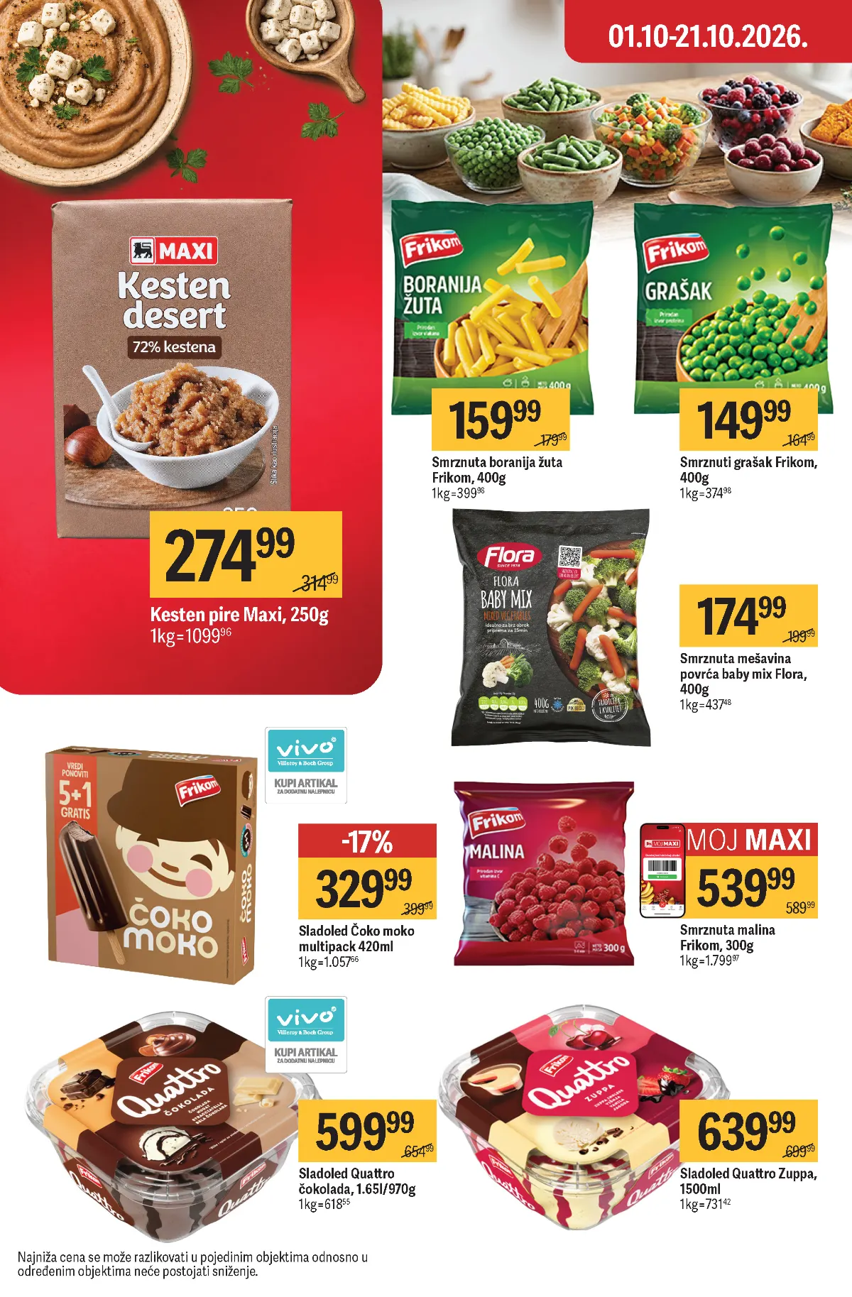 Maxi katalog akcija strana 35 – važi od 1.10. do 7.10.2026.