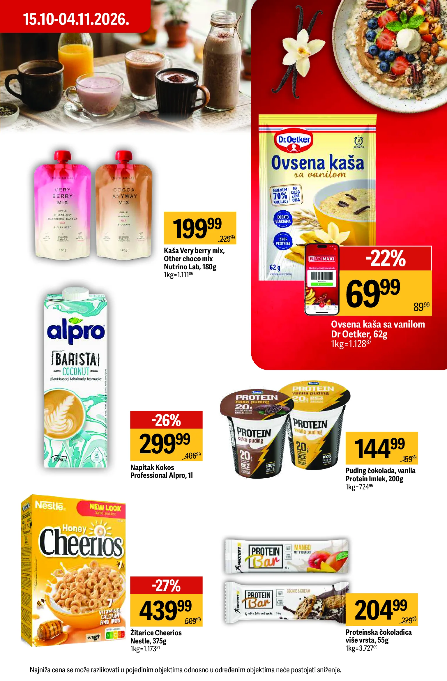 Maxi katalog akcija strana 37 – važi od 15.10. do 4.11.2026.