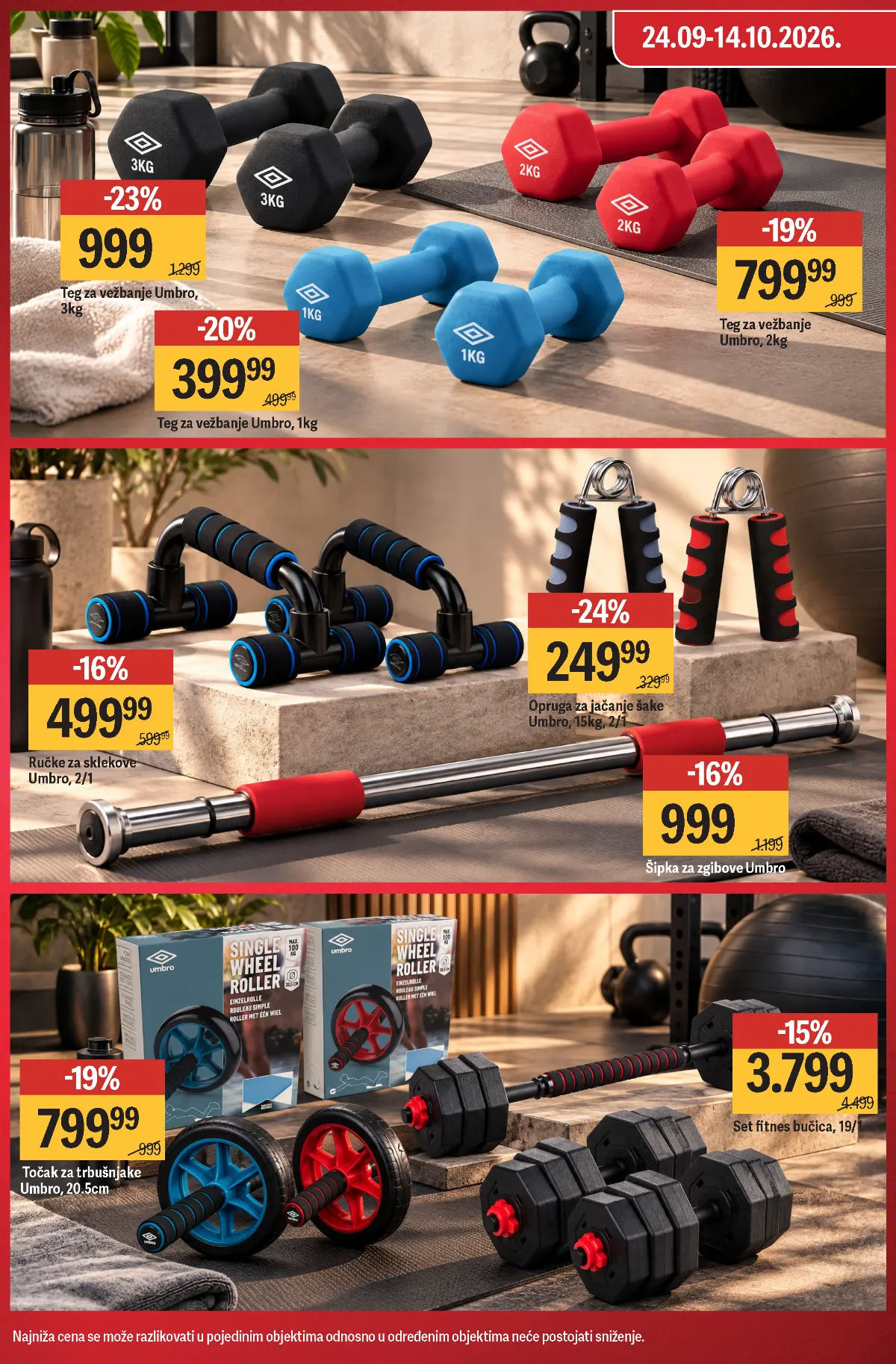 Maxi katalog akcija strana 4 – važi od 1.10. do 14.10.2026.