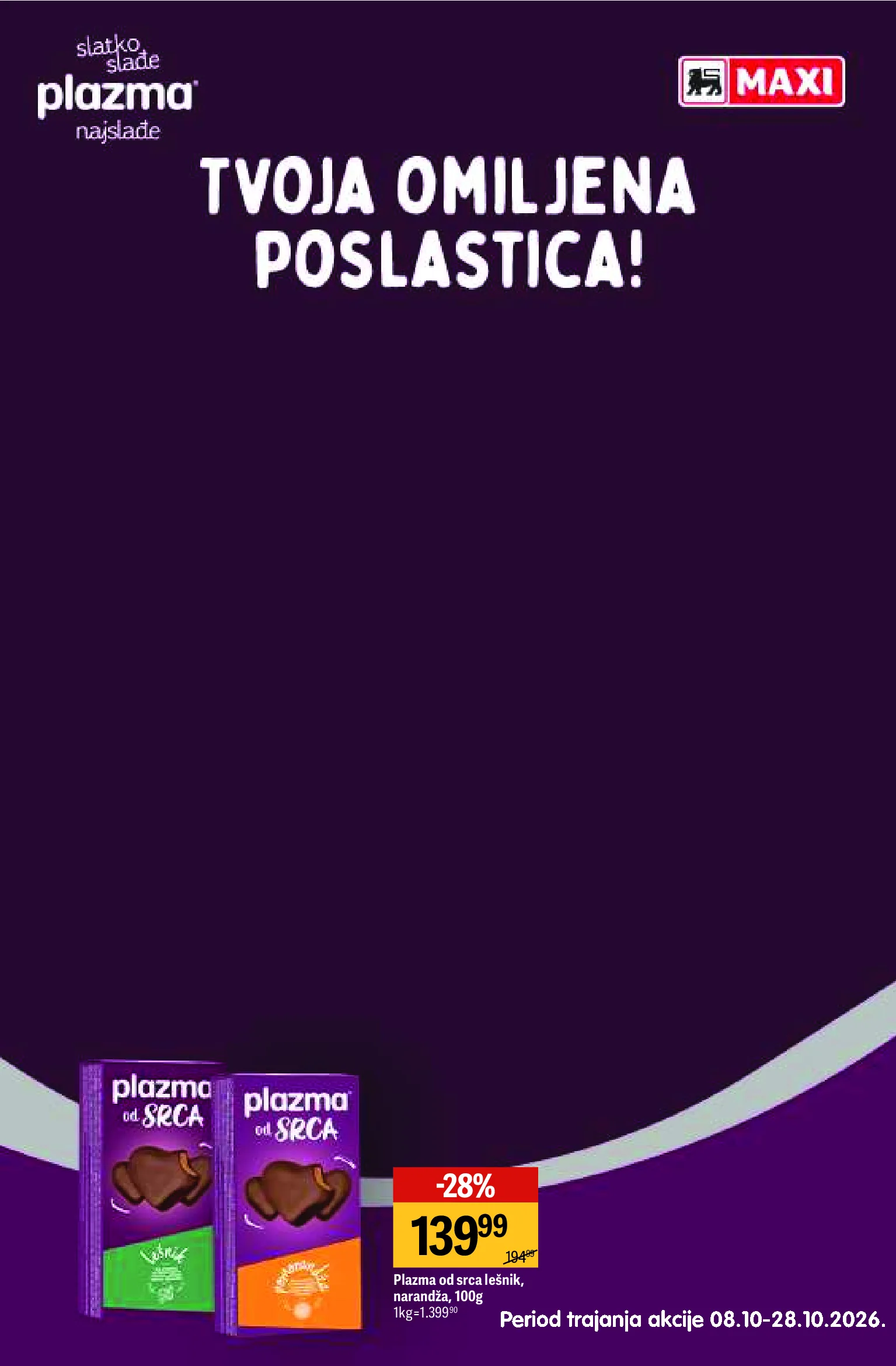 Maxi katalog akcija strana 40 – važi od 15.10. do 4.11.2026.