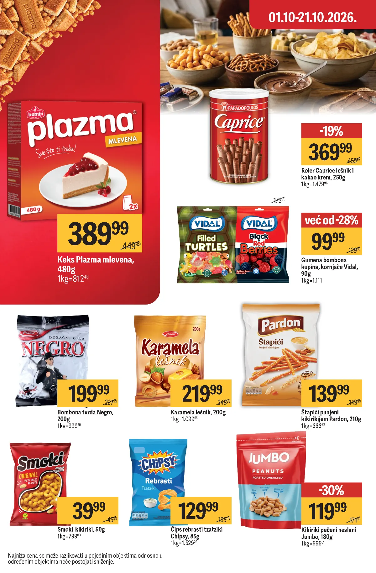 Maxi katalog akcija strana 43 – važi od 1.10. do 7.10.2026.
