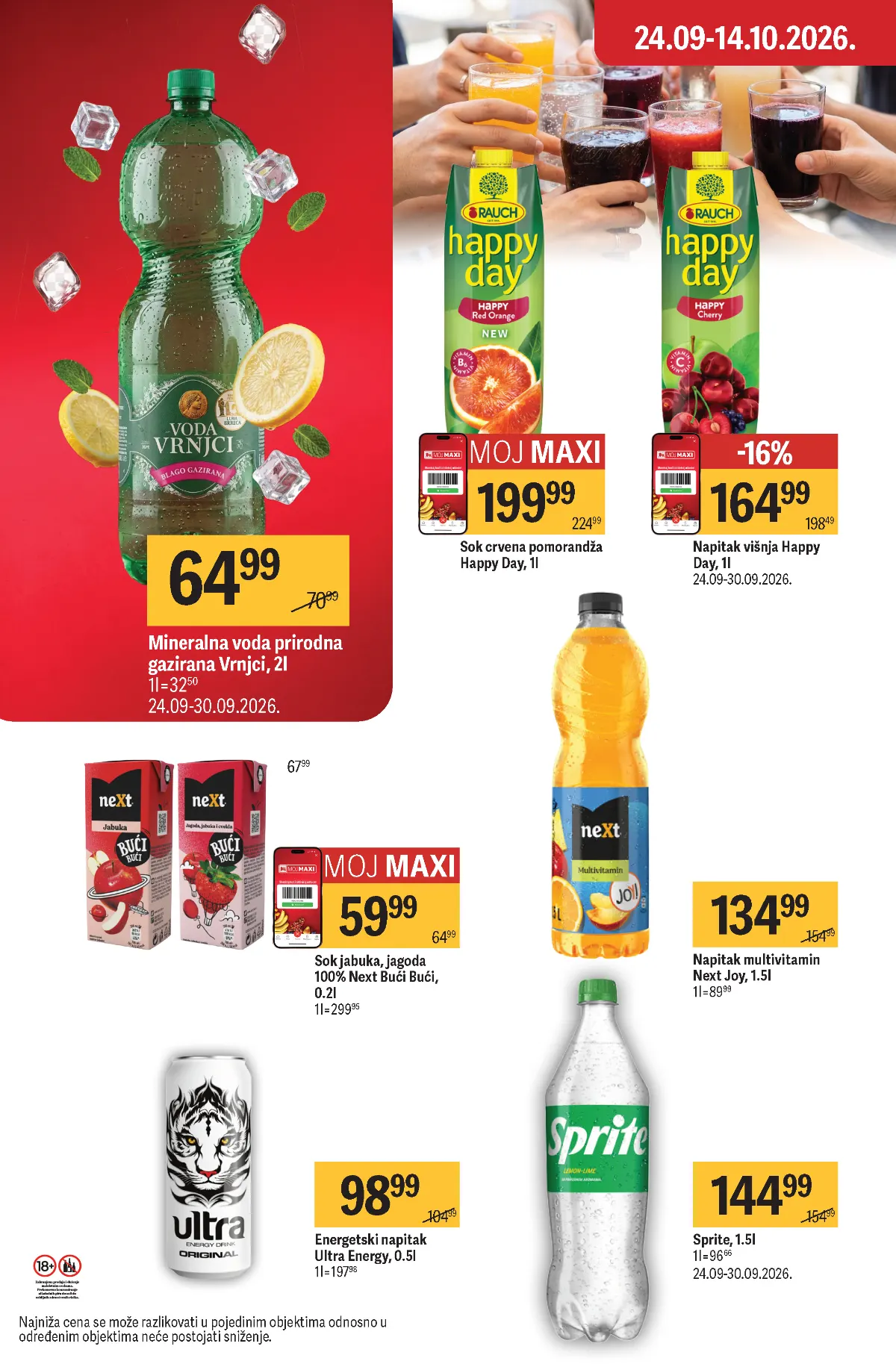 Maxi katalog akcija strana 46 – važi od 1.10. do 7.10.2026.