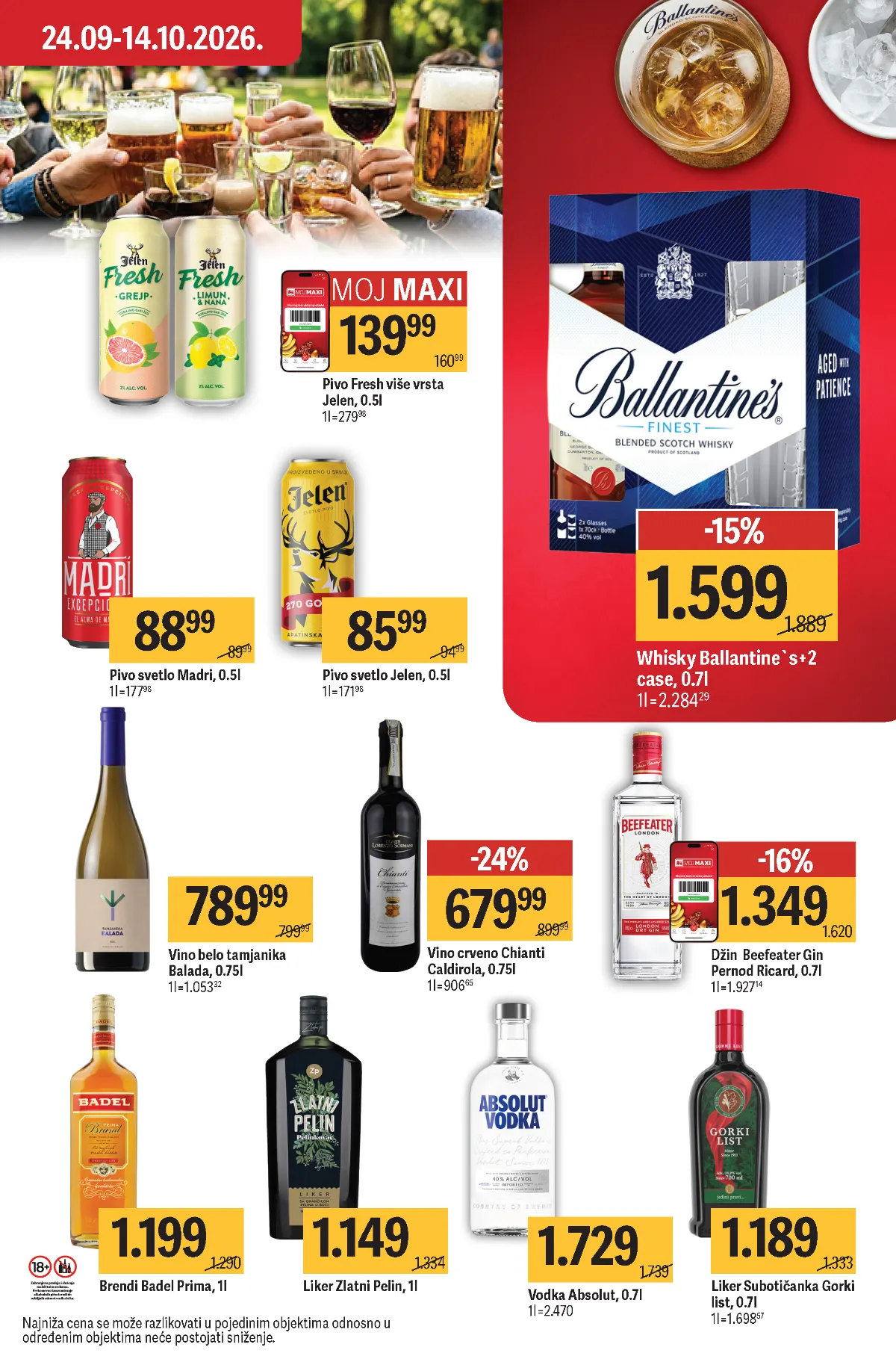 Maxi katalog akcija strana 48 – važi od 1.10. do 7.10.2026.