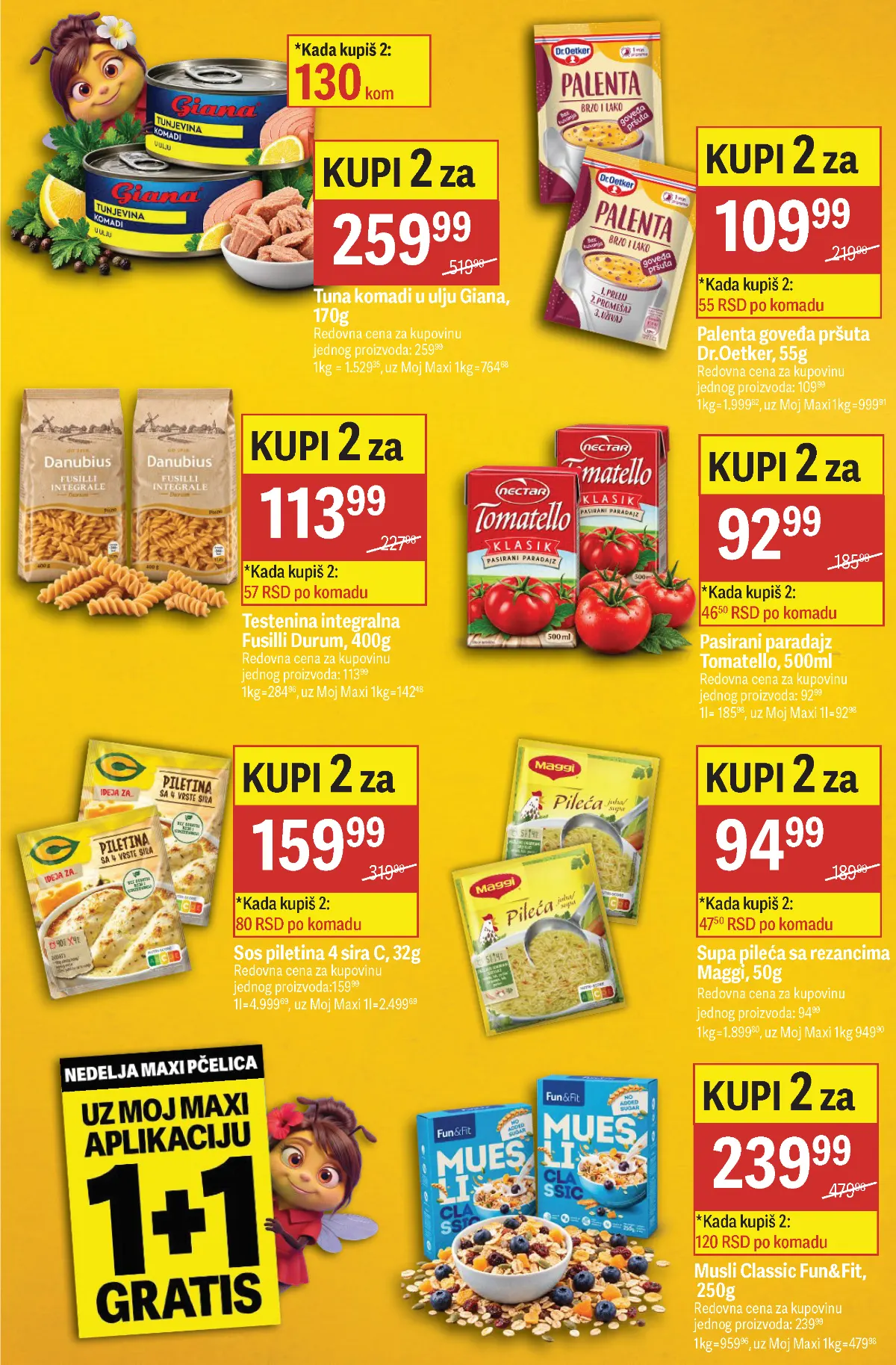 Maxi katalog akcija strana 5 – važi od 1.10. do 7.10.2026.