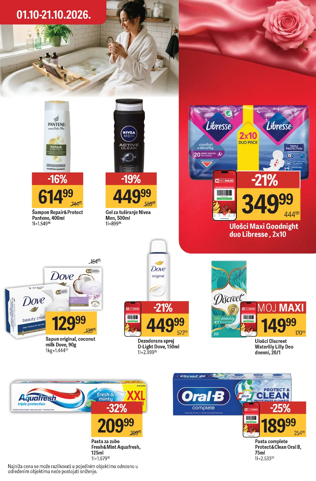 Maxi katalog akcija strana 51 – važi od 1.10. do 7.10.2026.