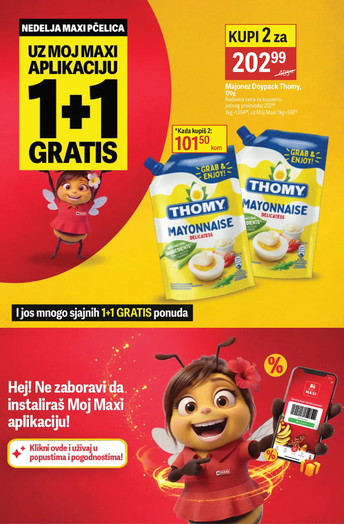 Maxi katalog akcija strana 6 – važi od 1.10. do 7.10.2026.
